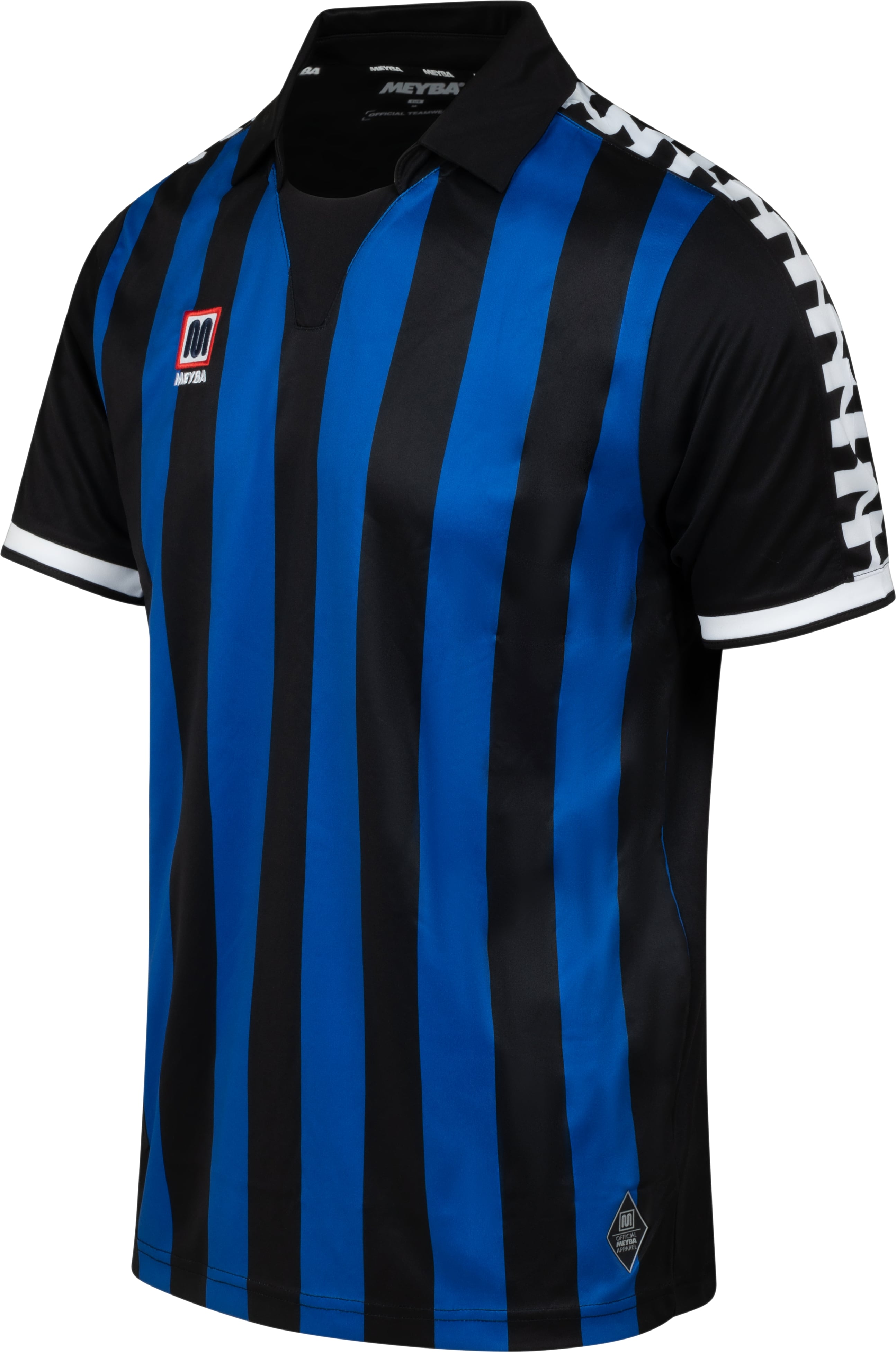 MEYBA Youth Alpha Stripe Jersey | Blue/Black