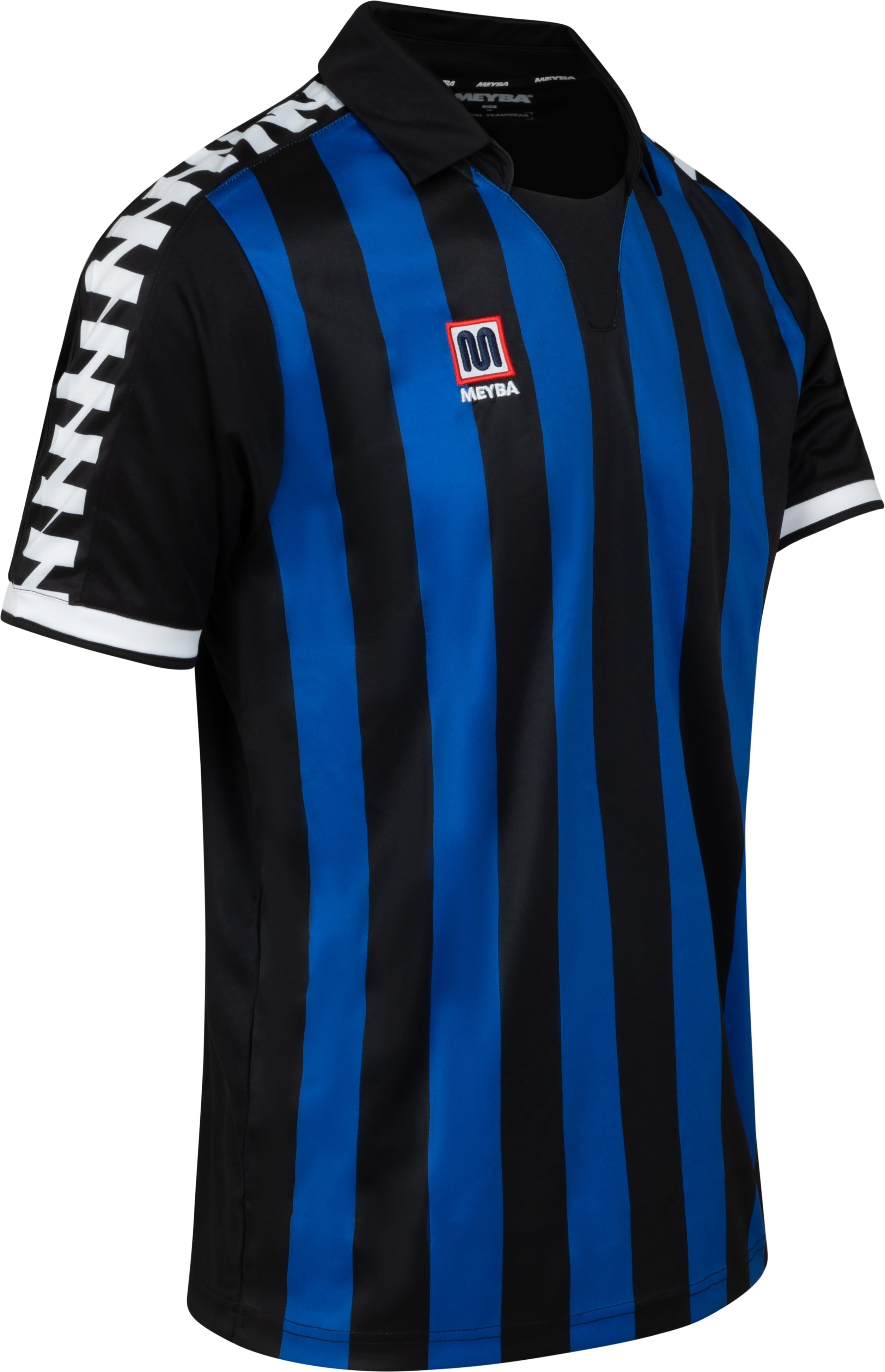 MEYBA Youth Alpha Stripe Jersey | Blue/Black