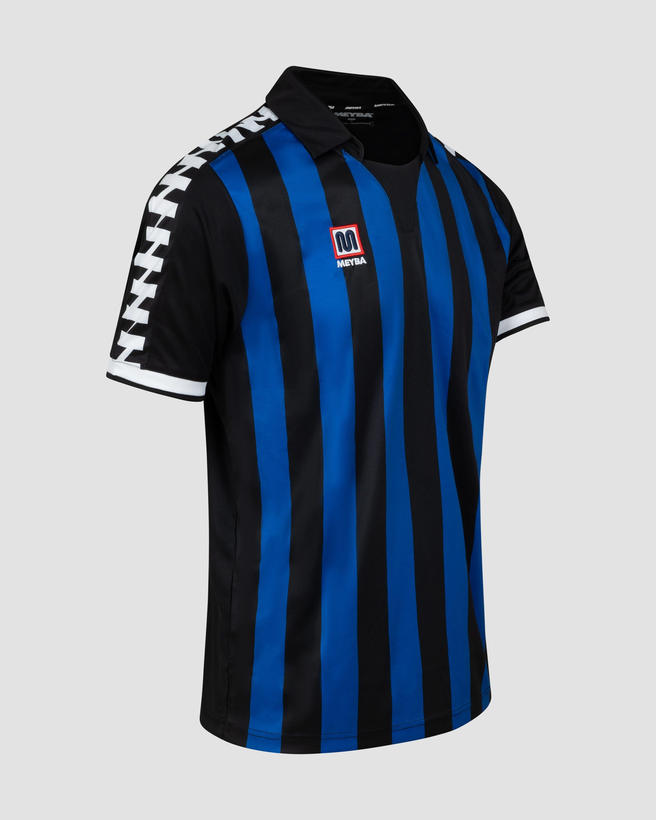 MEYBA Youth Alpha Stripe Jersey | Blue/Black
