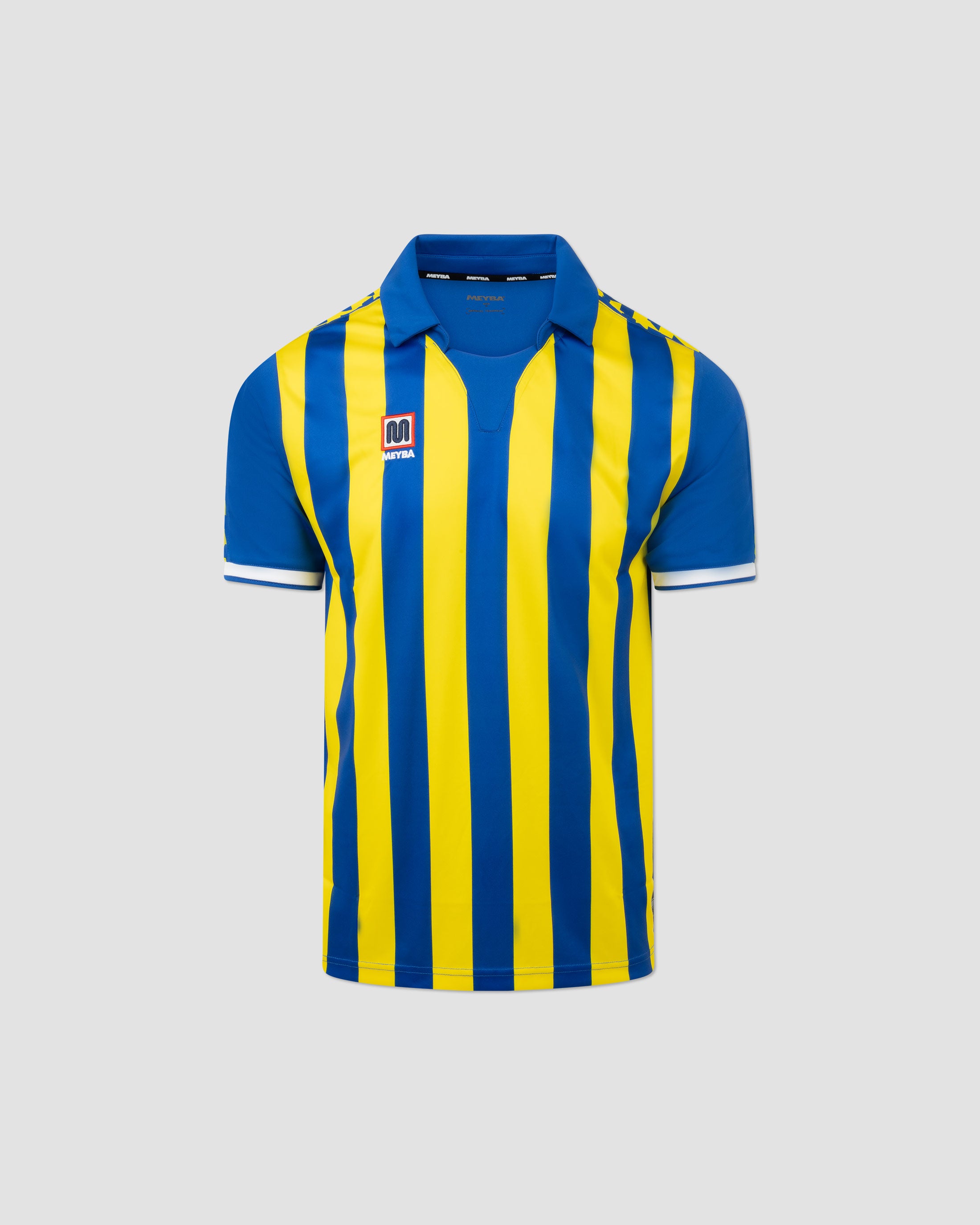 MEYBA Youth Alpha Stripe Jersey | Blue/Yellow