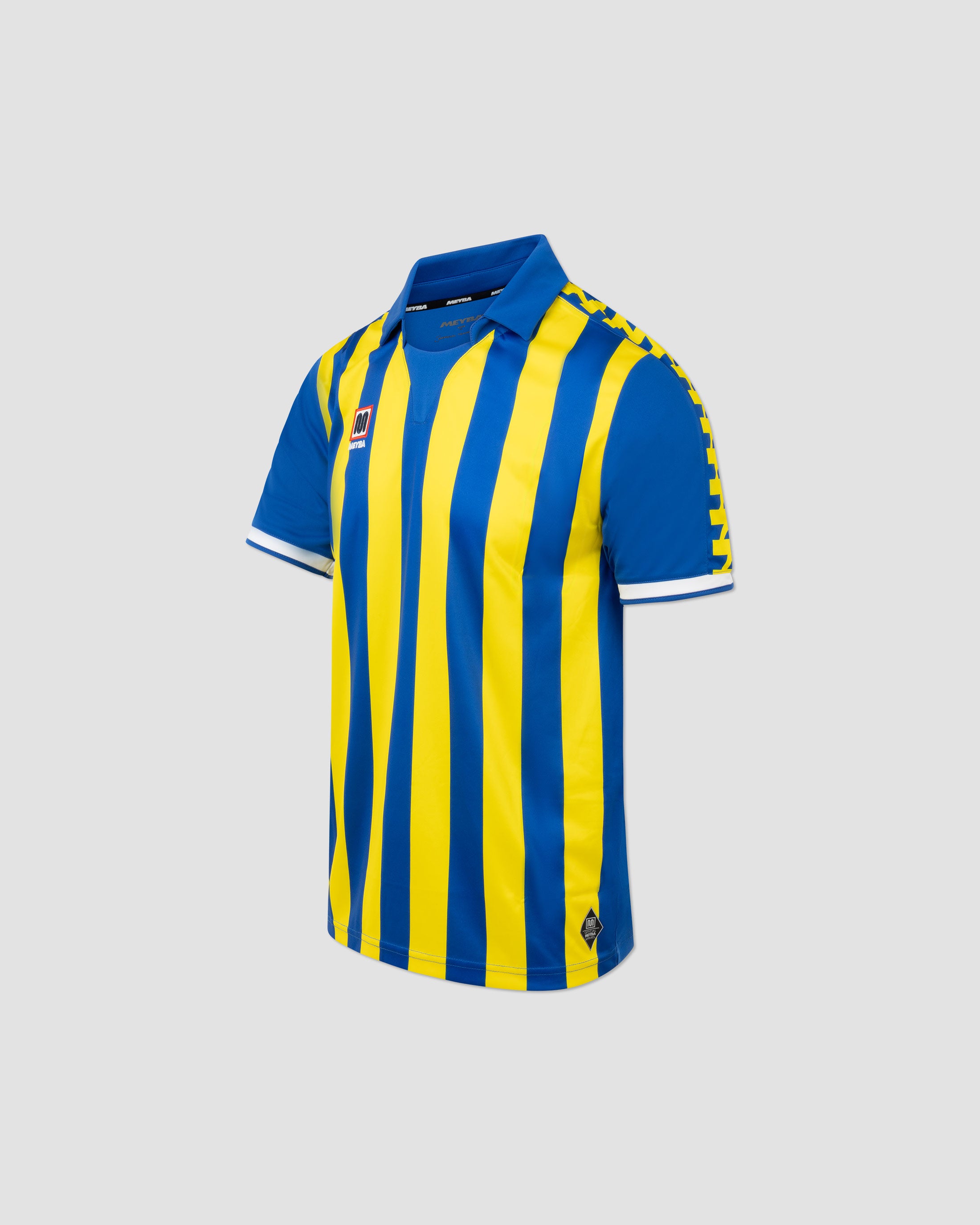 MEYBA Youth Alpha Stripe Jersey | Blue/Yellow