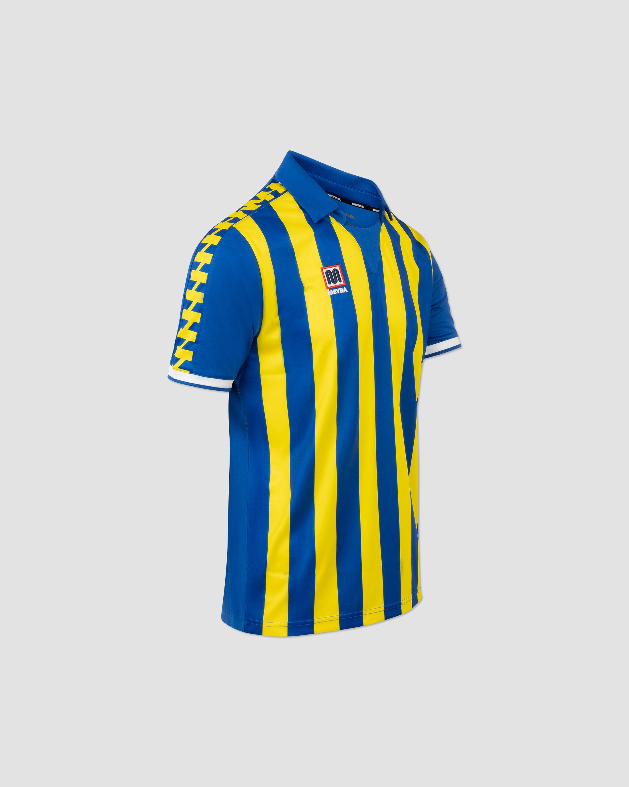 MEYBA Youth Alpha Stripe Jersey | Blue/Yellow