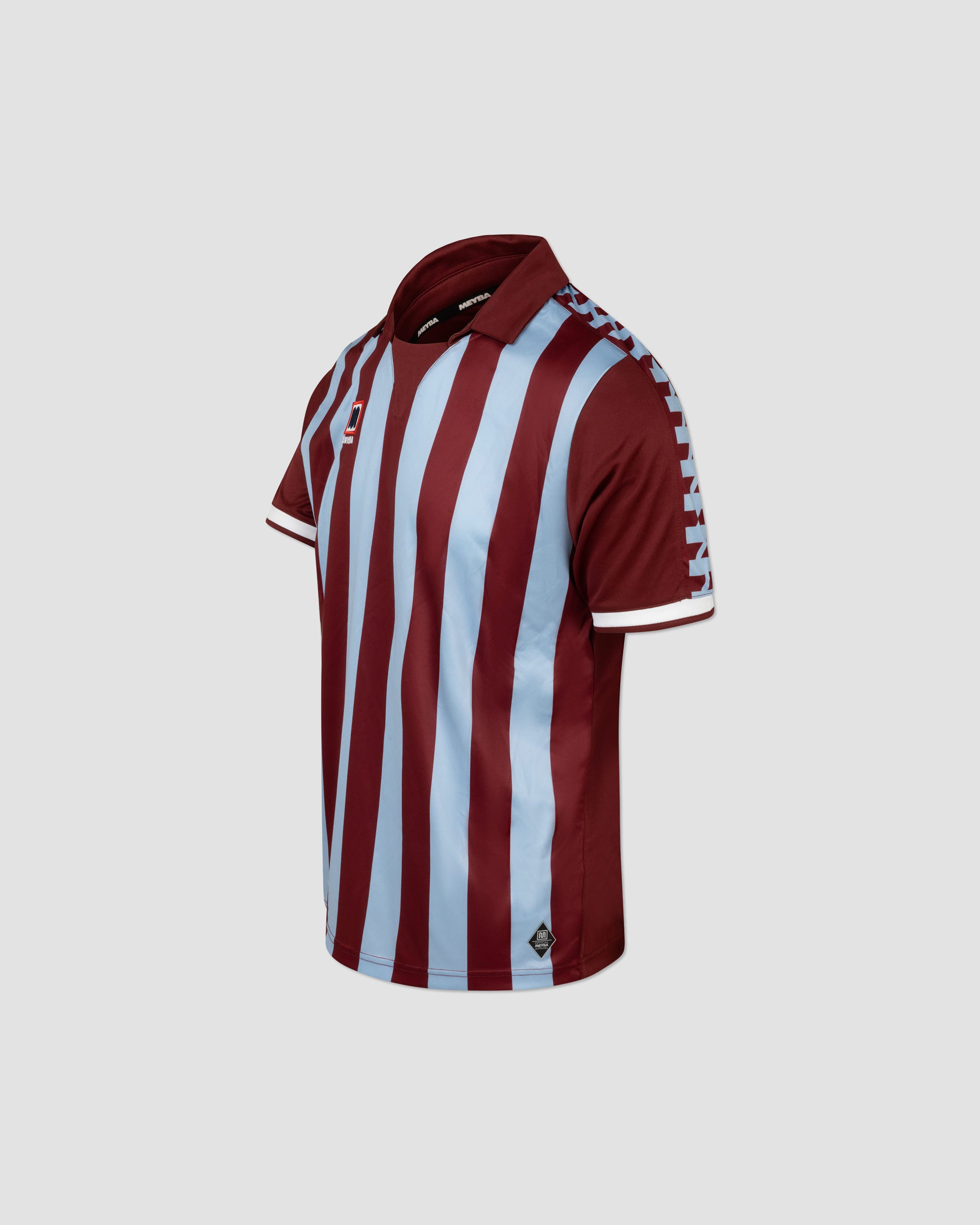 MEYBA Alpha Stripe Jersey | Claret/Bluebell