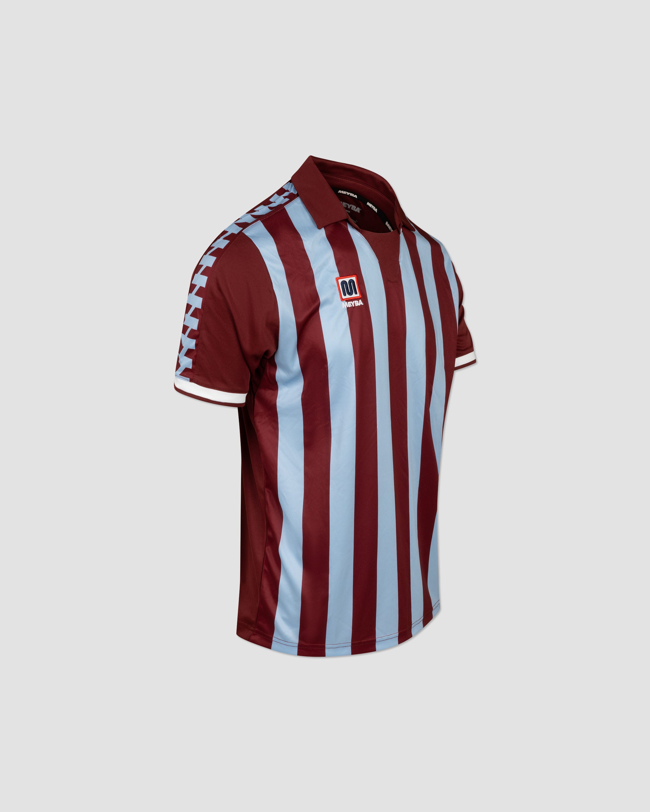 MEYBA Alpha Stripe Jersey | Claret/Bluebell