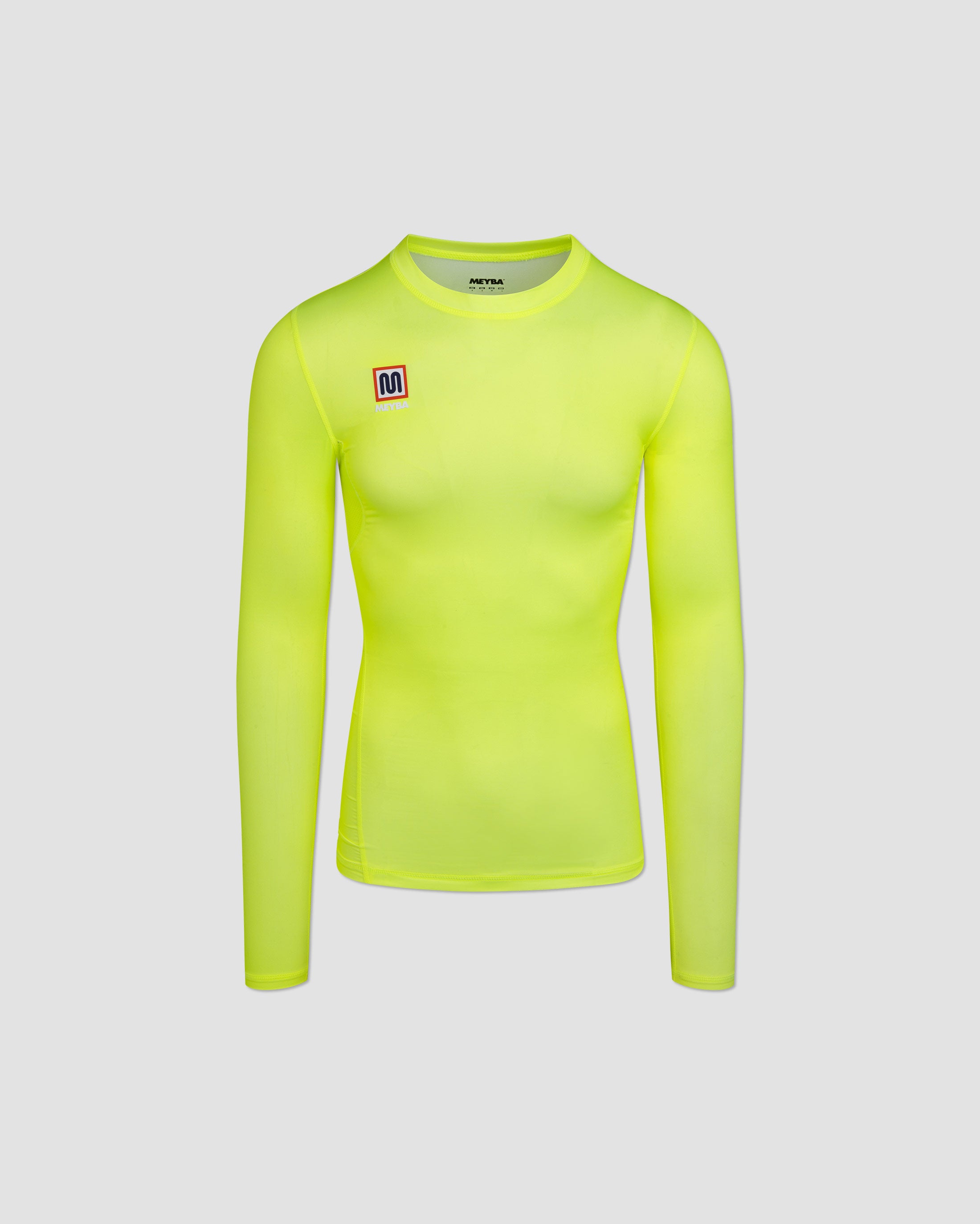MEYBA Long Sleeve Base Layer | Fluro-Yellow