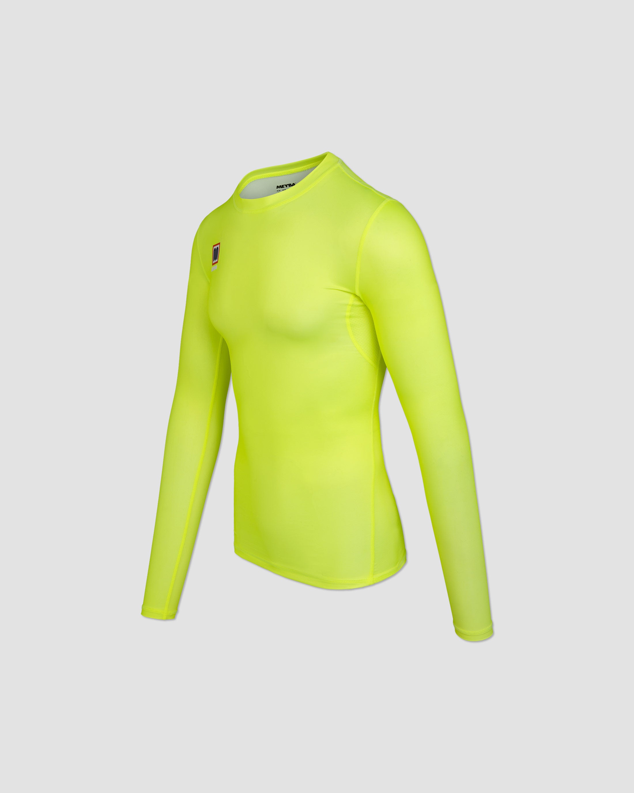 MEYBA Long Sleeve Base Layer | Fluro-Yellow