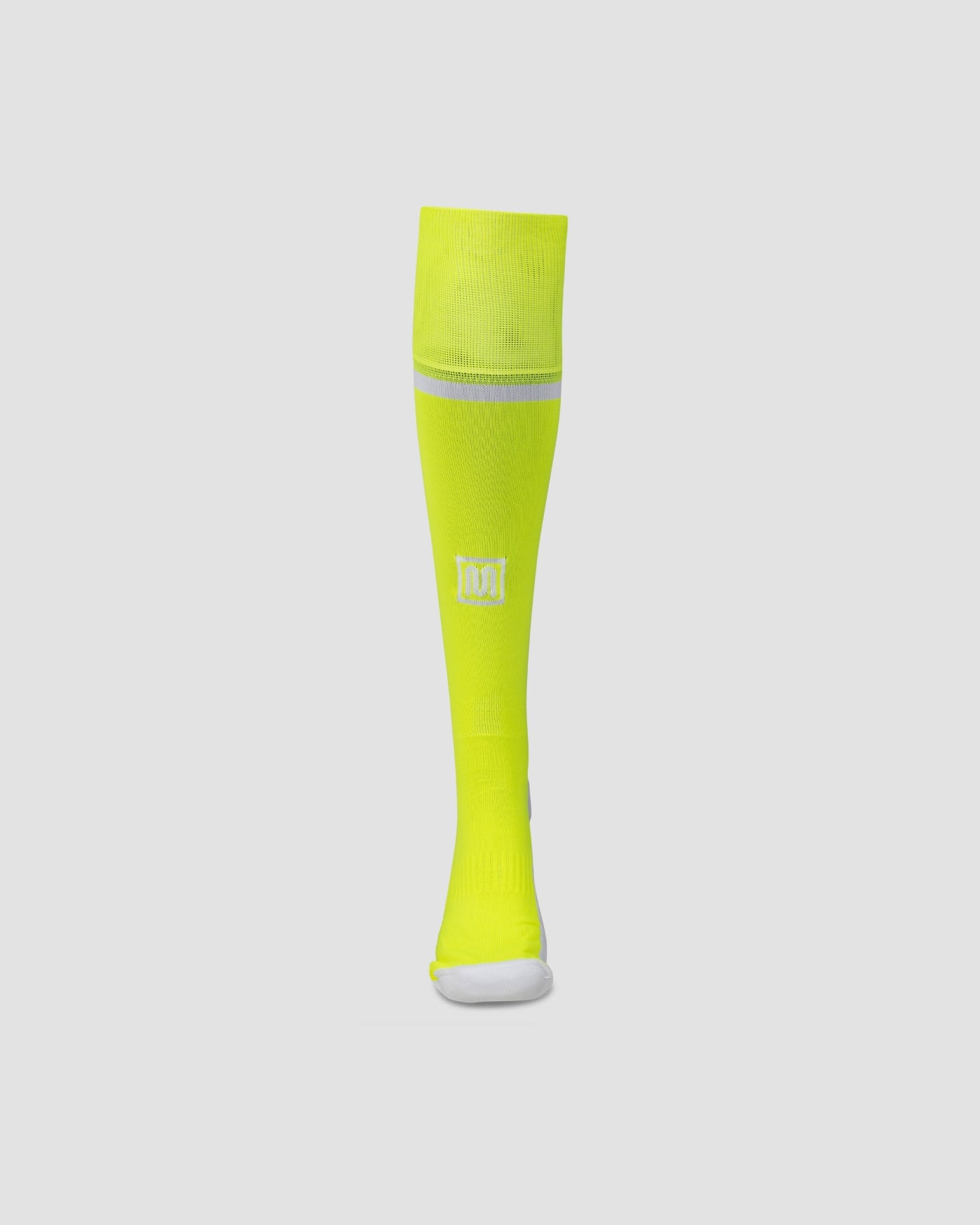 MEYBA Player Sock | Fluro-Yellow/White