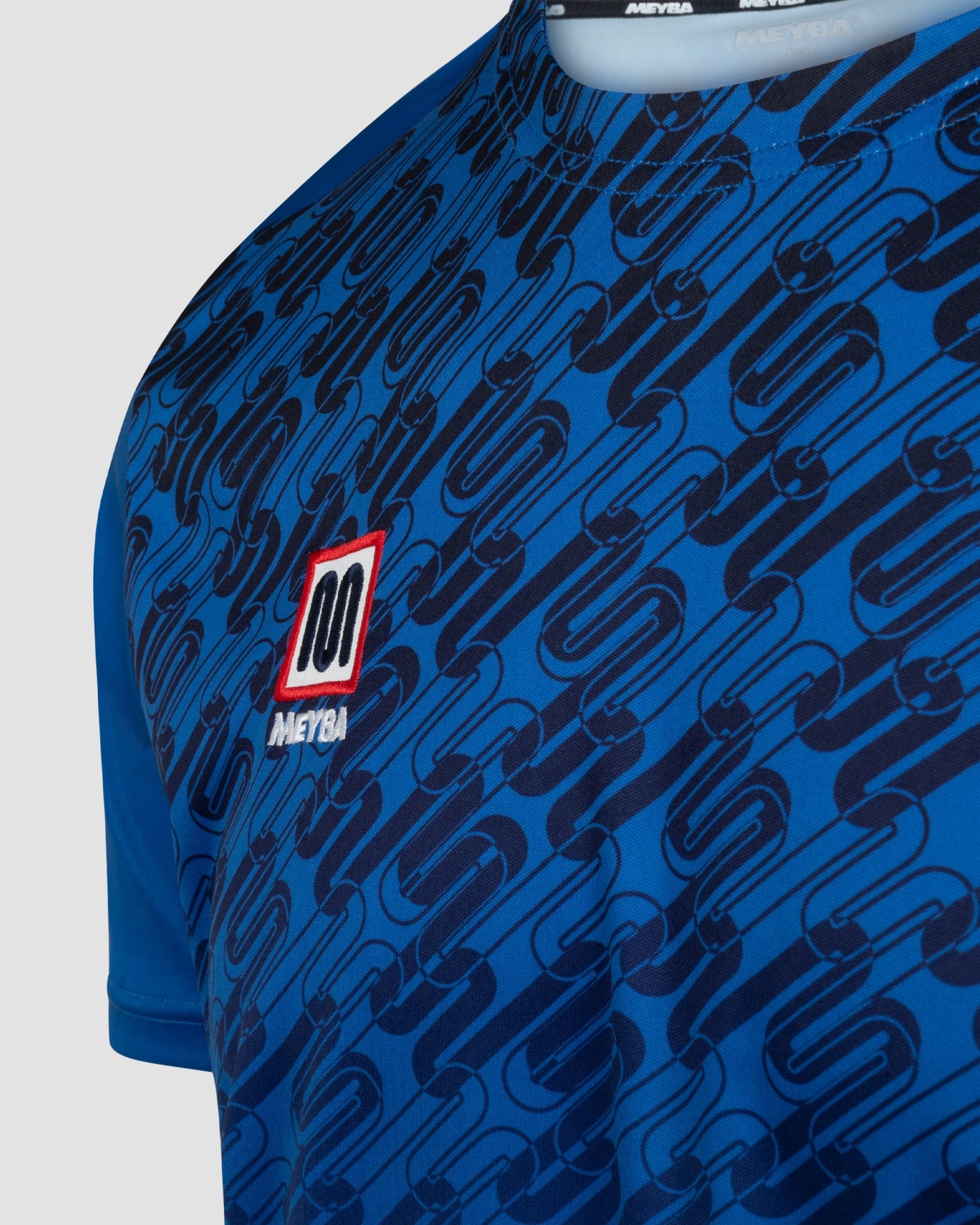 MEYBA Alpha Grid Jersey | Blue/Black/White