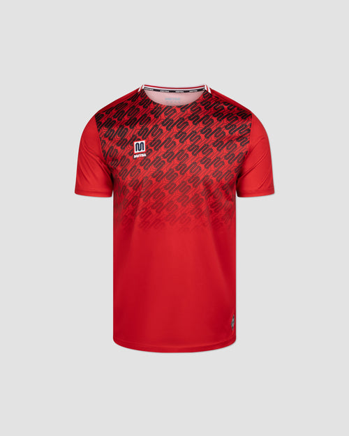 MEYBA Alpha Grid Maillot | Rojo/Negro/Blanco