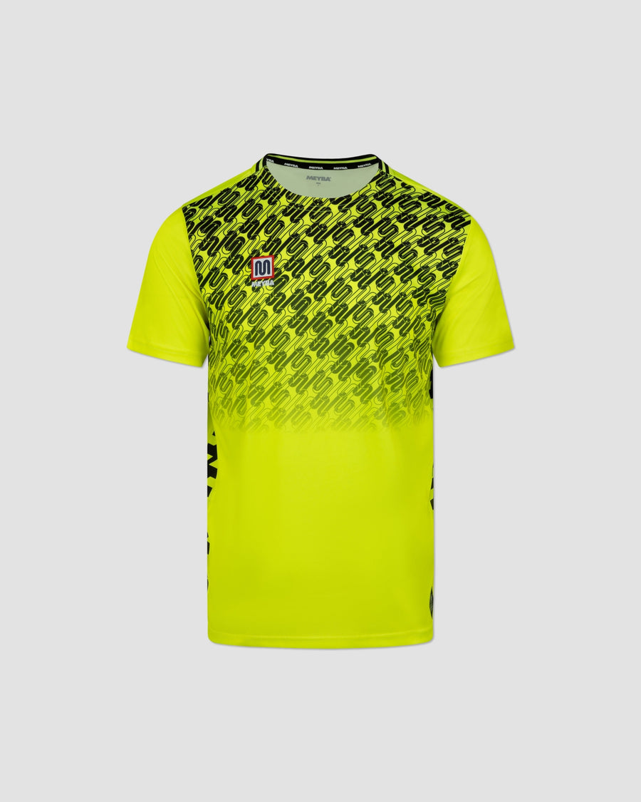 MEYBA Alpha Grid Jersey | Fluro-Yellow/Black