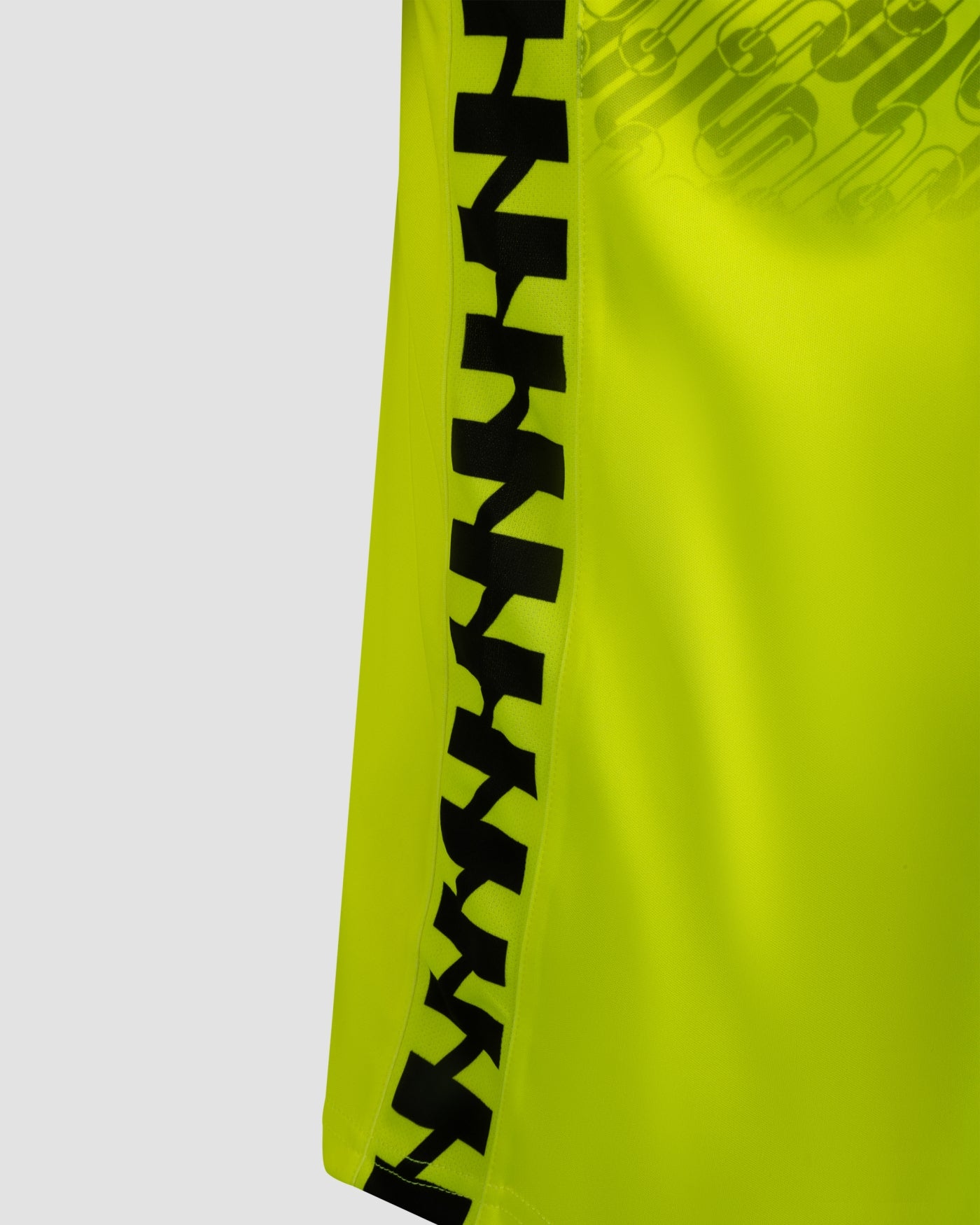 MEYBA camiseta Alpha Grid | Amarillo flúor/Negro