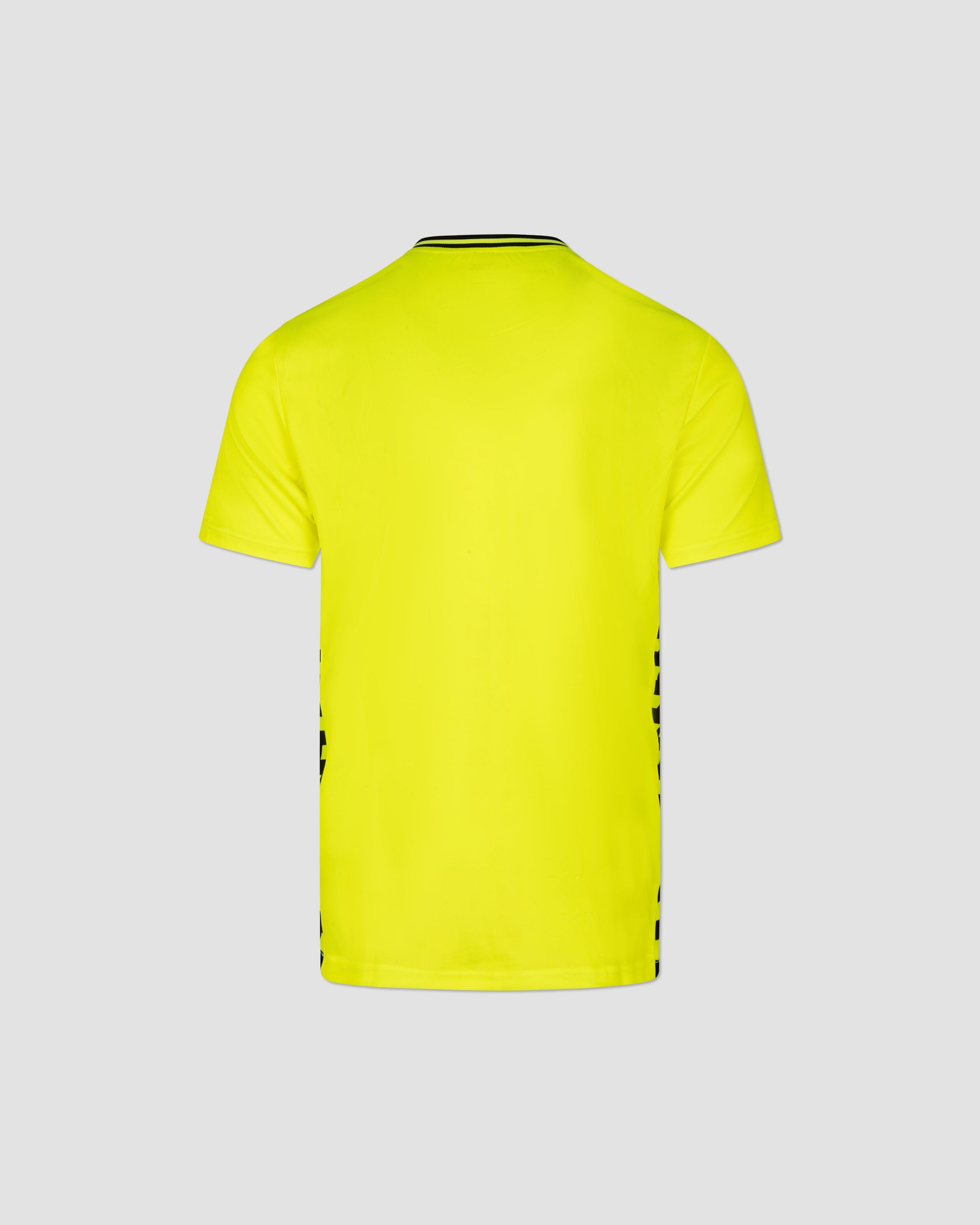 MEYBA camiseta Alpha Grid | Amarillo flúor/Negro