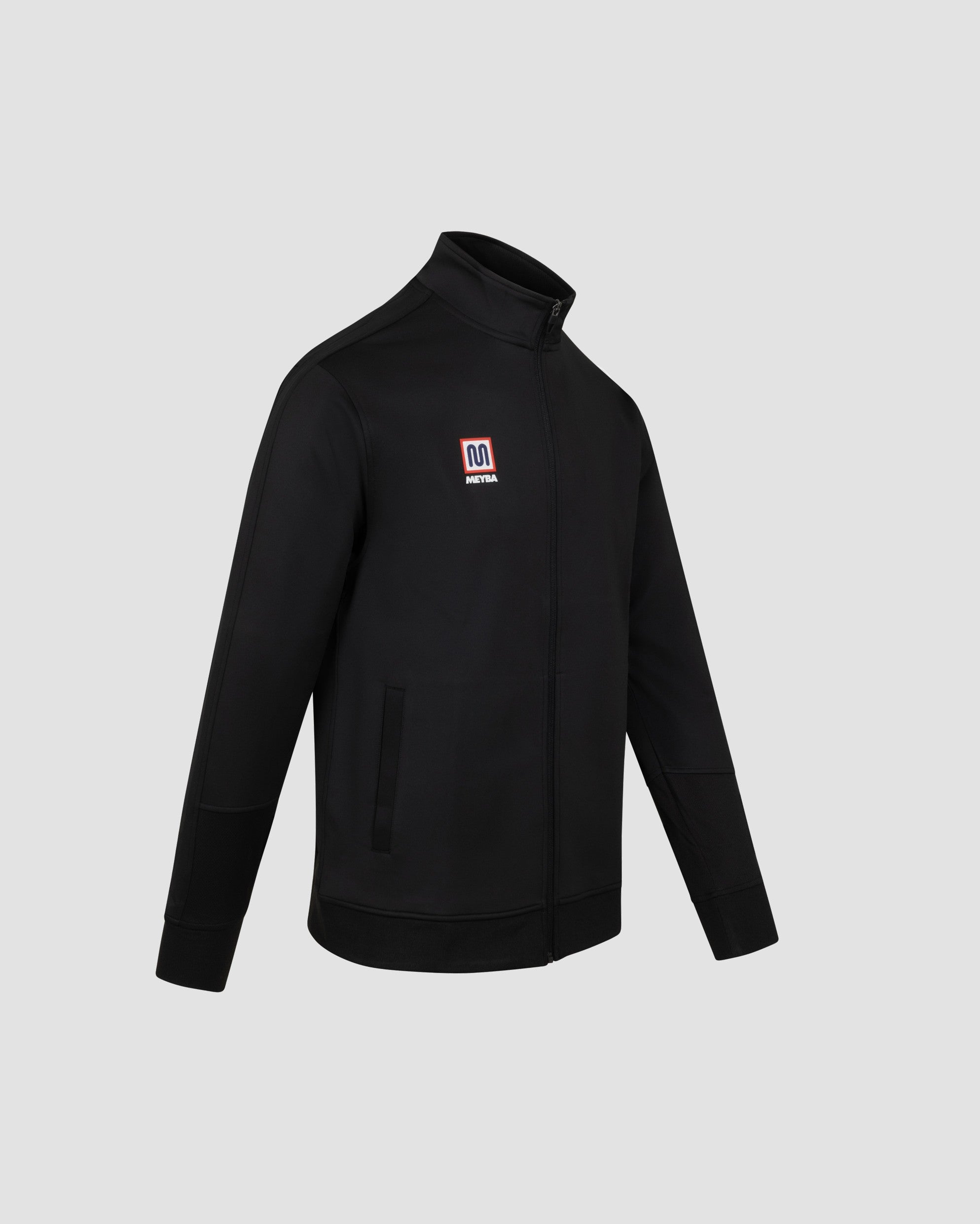 MEYBA Youth APG Poly Zip Thru Sweat | Black