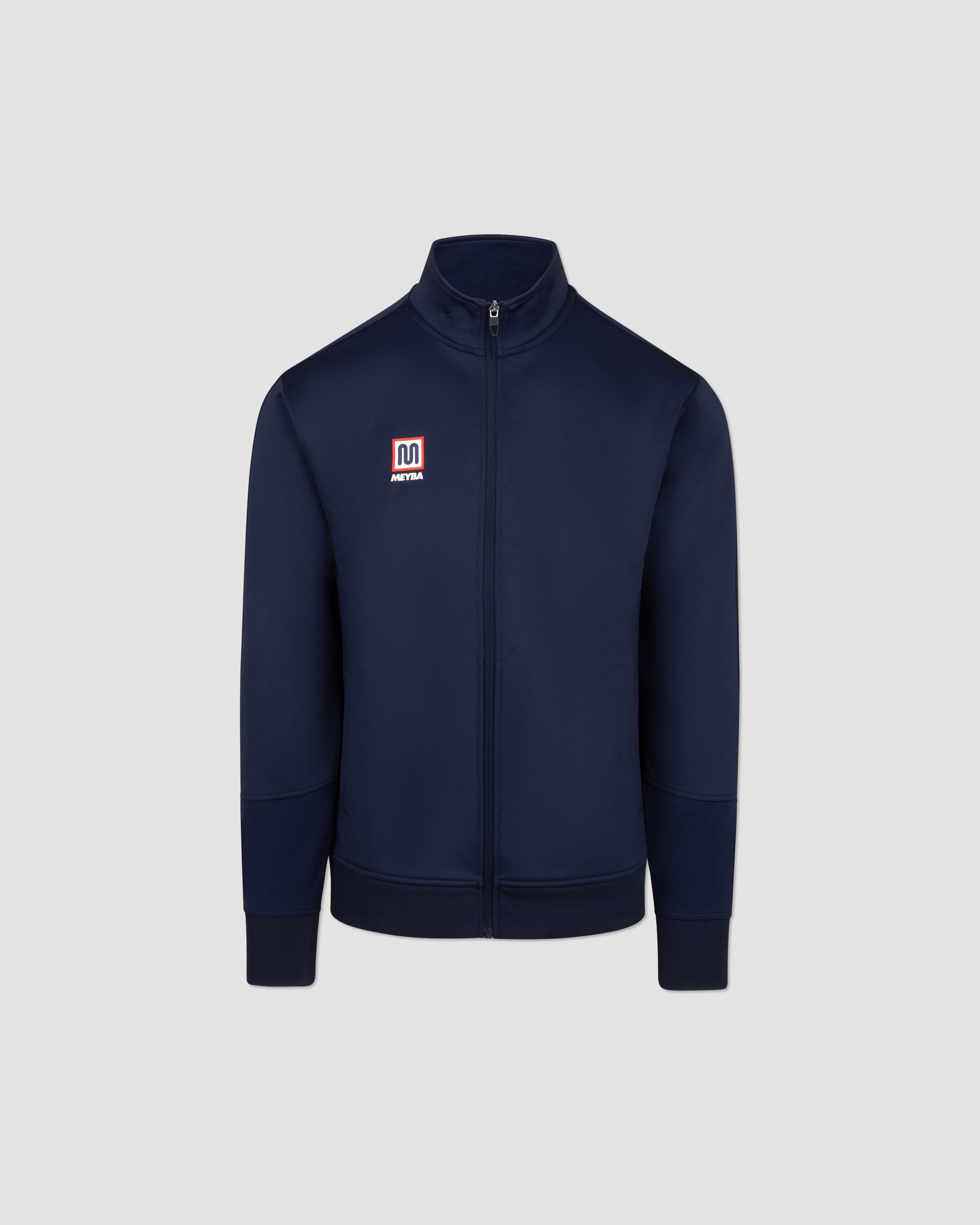 Sudadera MEYBA APG Poly con Cremallera Entera | Azul Marino