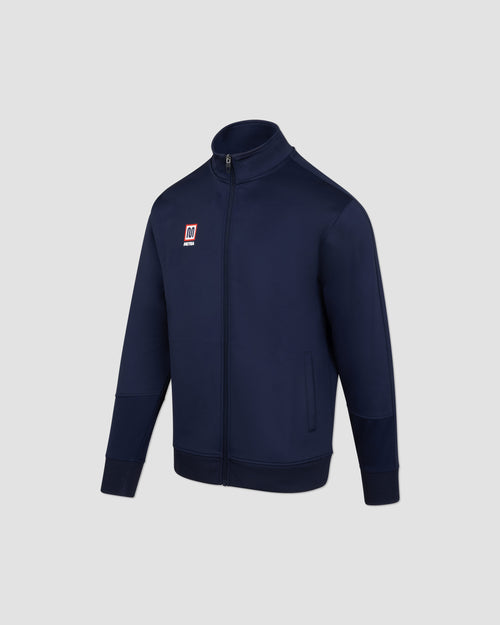 Sudadera MEYBA APG Poly con Cremallera Entera | Azul Marino