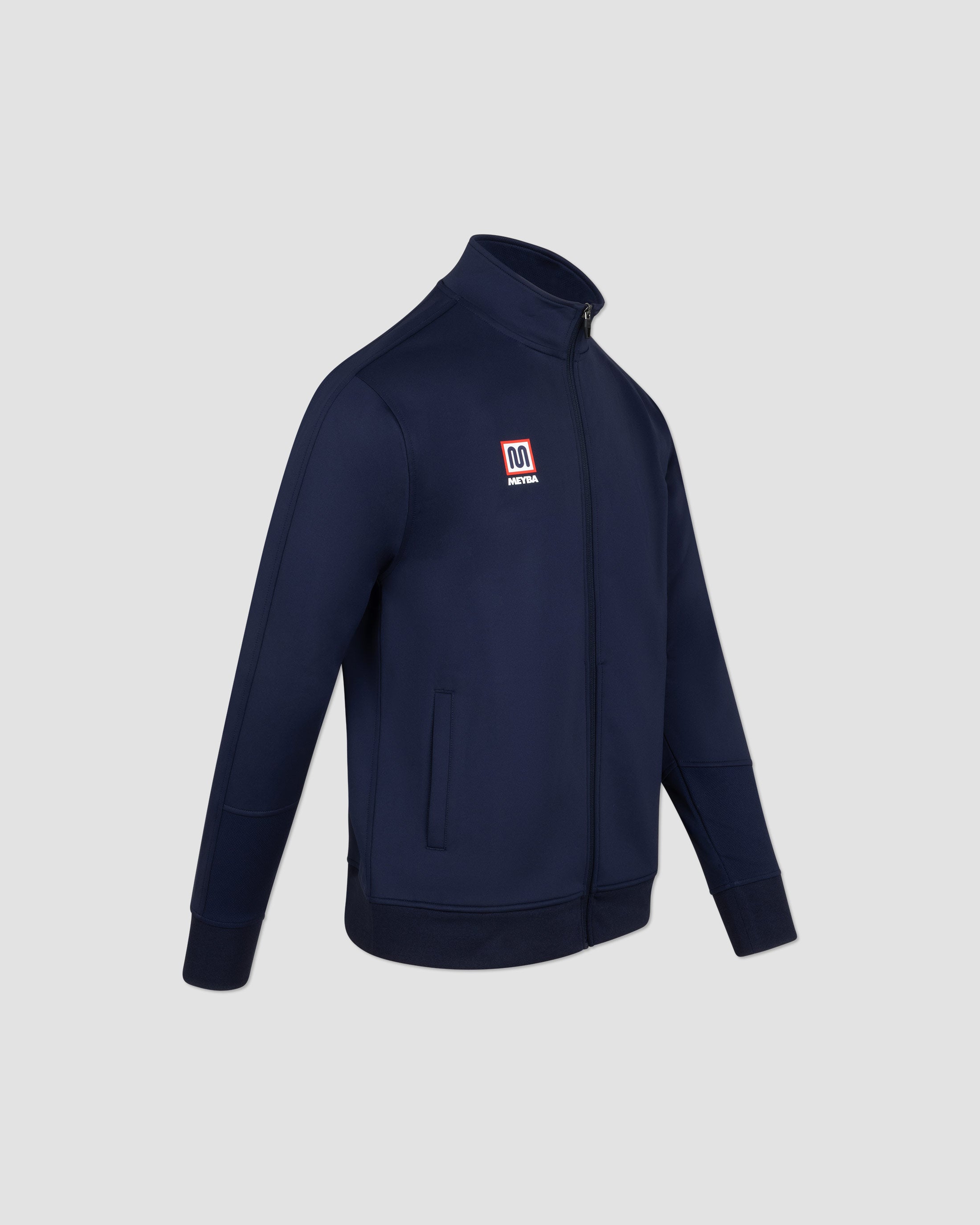 Sudadera MEYBA APG Poly con Cremallera Entera | Azul Marino