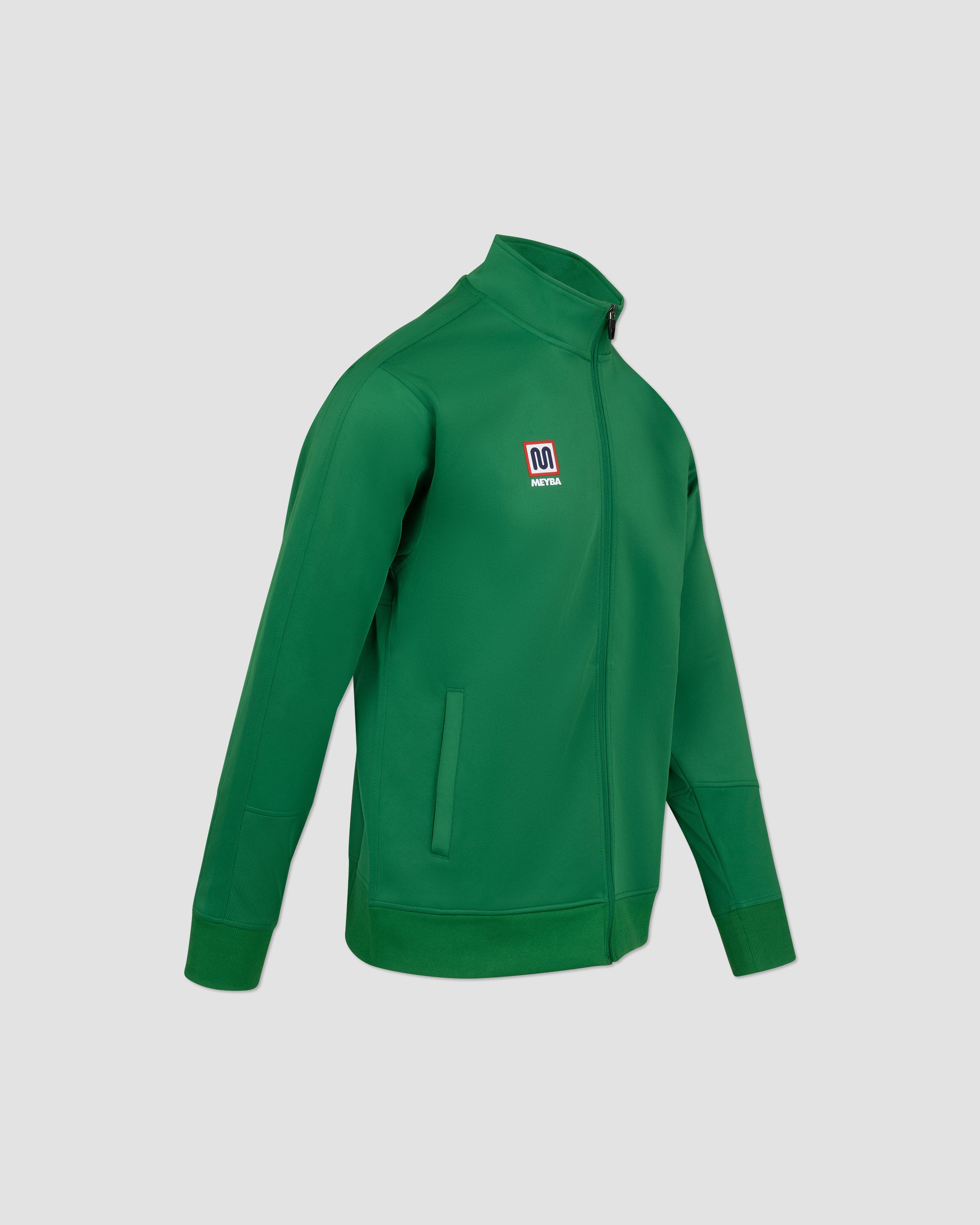Sudadera MEYBA APG Poly con Cremallera Entera | Verde Alegre