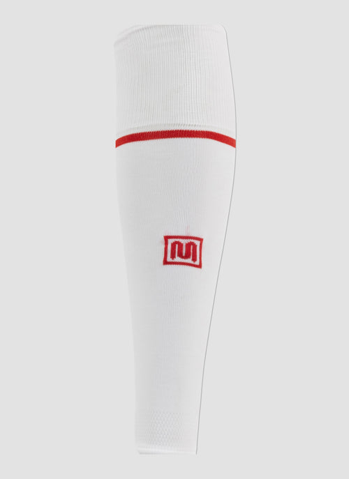 MEYBA Footless Football Sock | White/Red