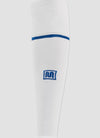 MEYBA Footless Football Sock | White/Blue