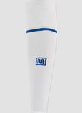 MEYBA Footless Football Sock | White/Blue