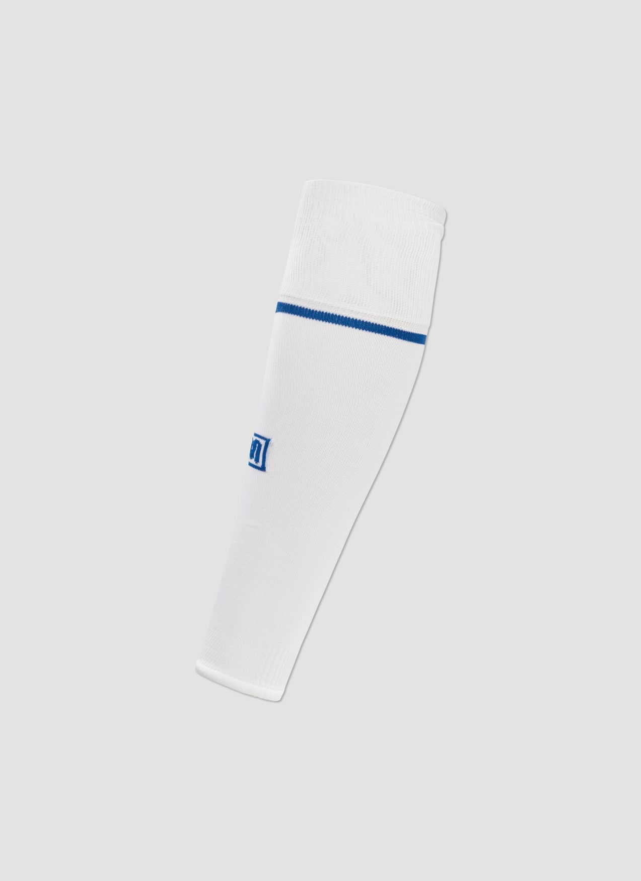 MEYBA Footless Football Sock | White/Blue