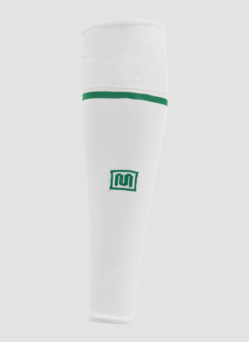 MEYBA Footless Football Sock | White/Jolly Green
