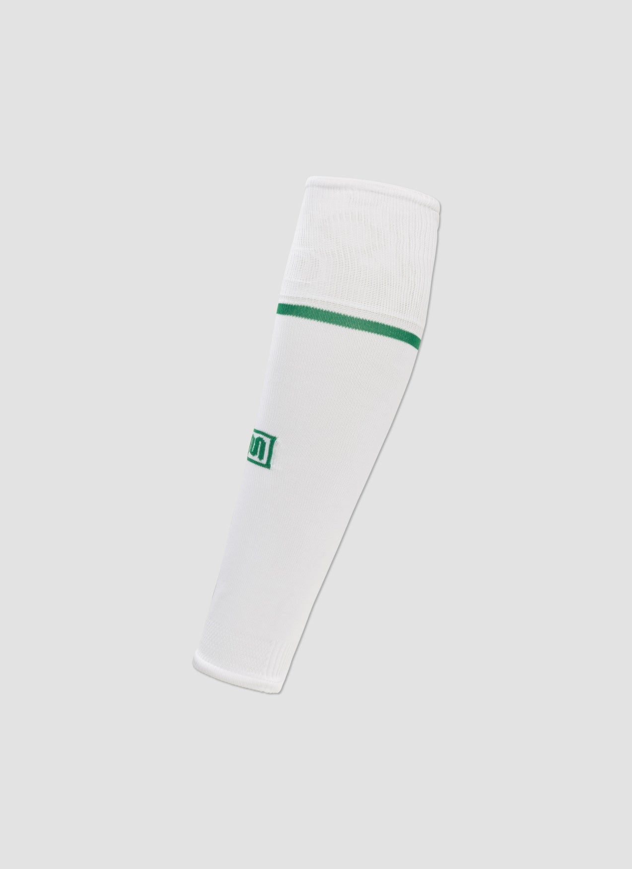 MEYBA Footless Football Sock | White/Jolly Green