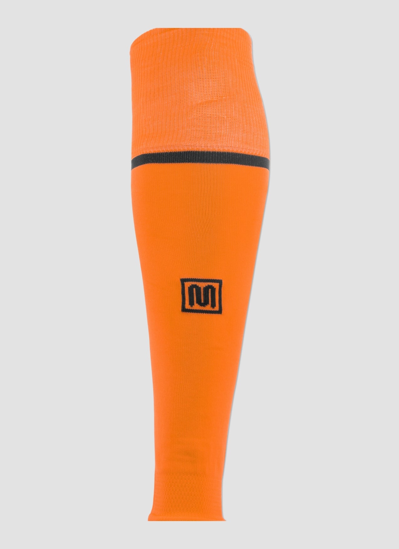 MEYBA Footless Football Sock | Orange/Black