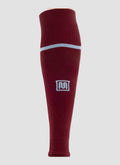 MEYBA Footless Football Sock | Claret/Bluebell