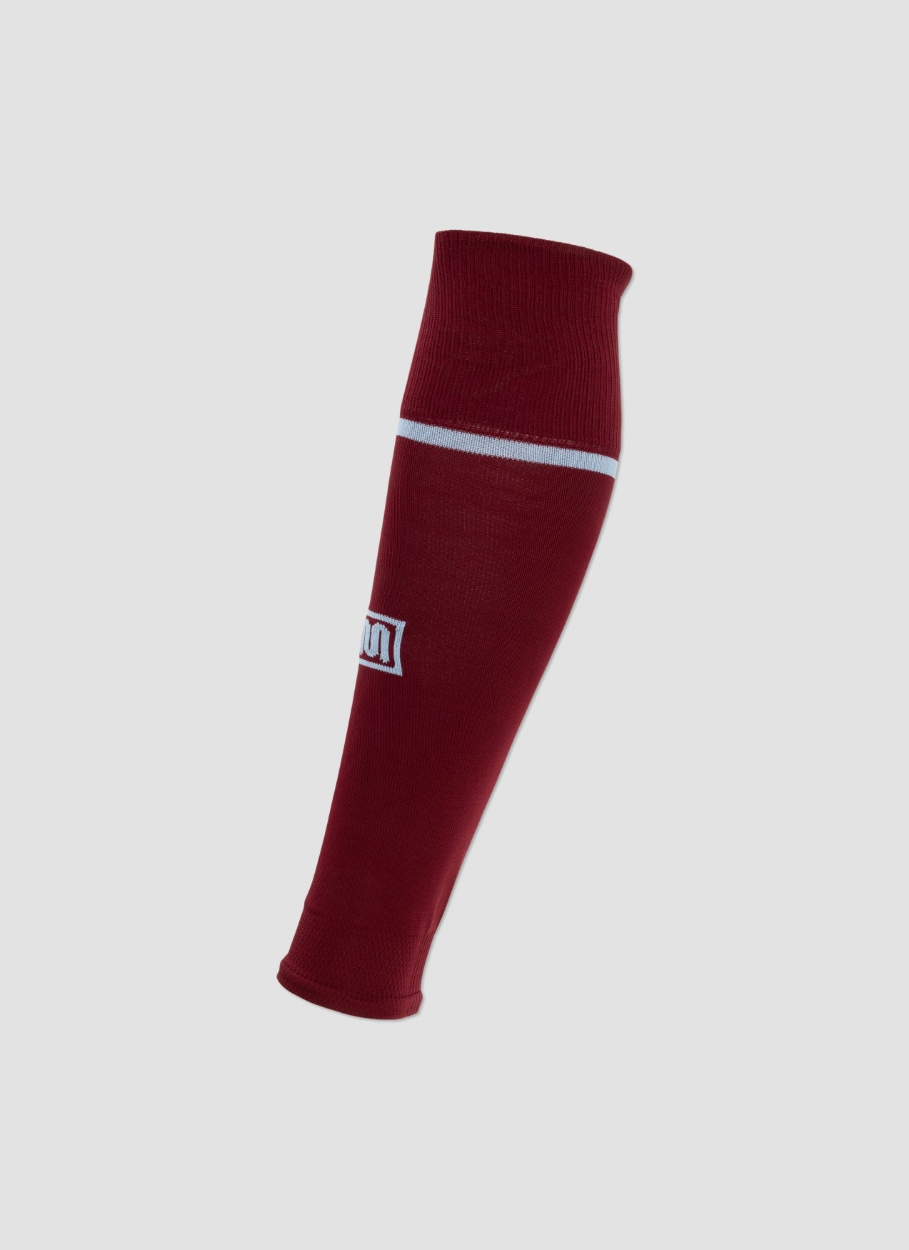 MEYBA Footless Football Sock | Claret/Bluebell