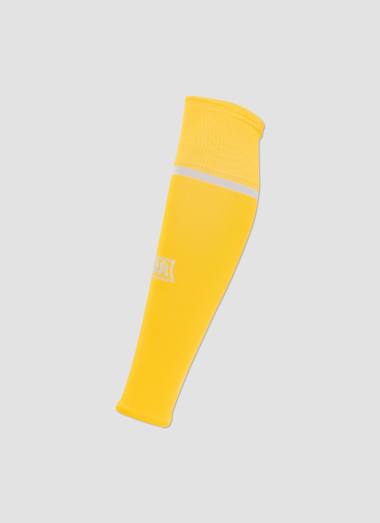 MEYBA Footless Football Sock | Yellow/White