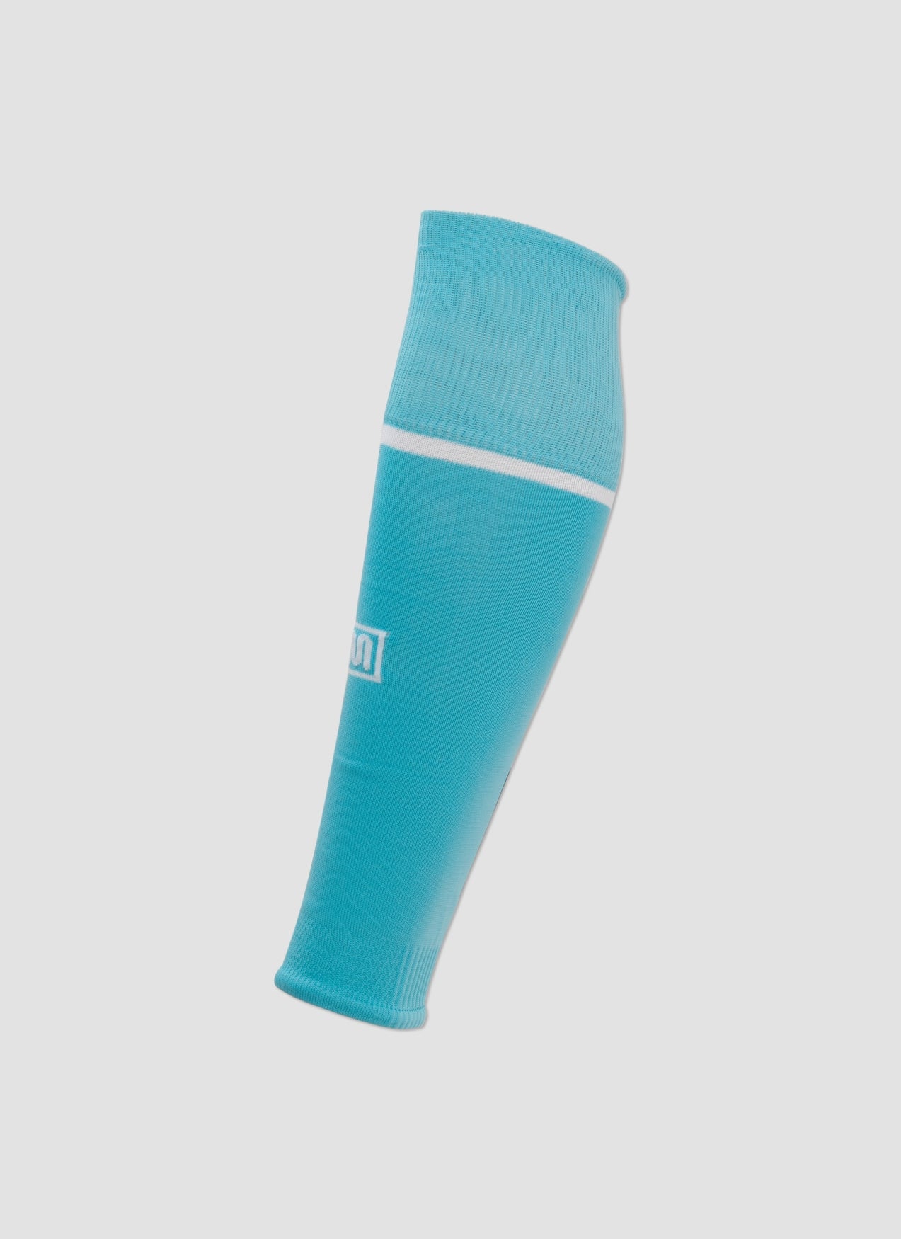 MEYBA Footless Football Sock | Aqua/White