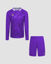 Conjunto de portero MEYBA Alpha | Morado/Blanco