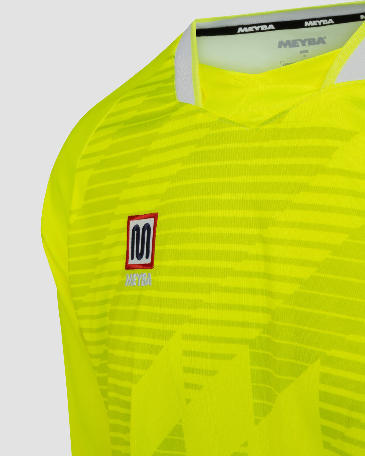 Conjunto de portero MEYBA Alpha | Amarillo flúor/Blanco