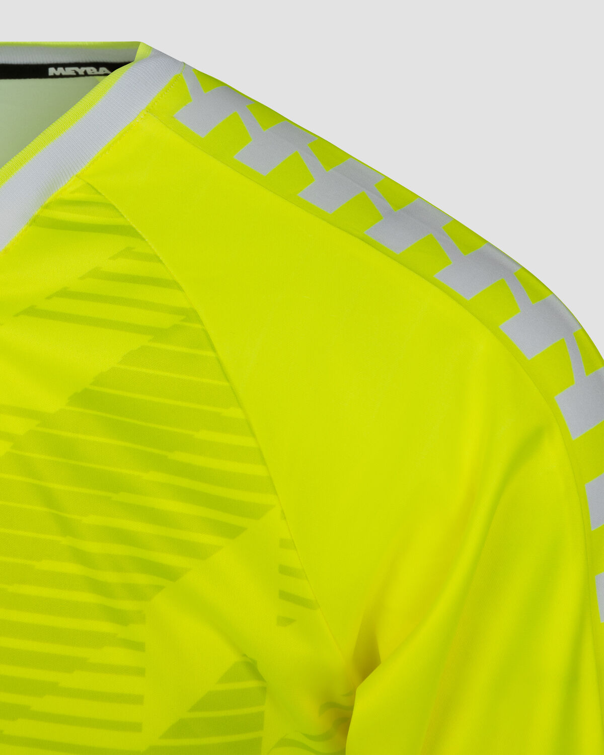 Conjunto de portero MEYBA Alpha | Amarillo flúor/Blanco