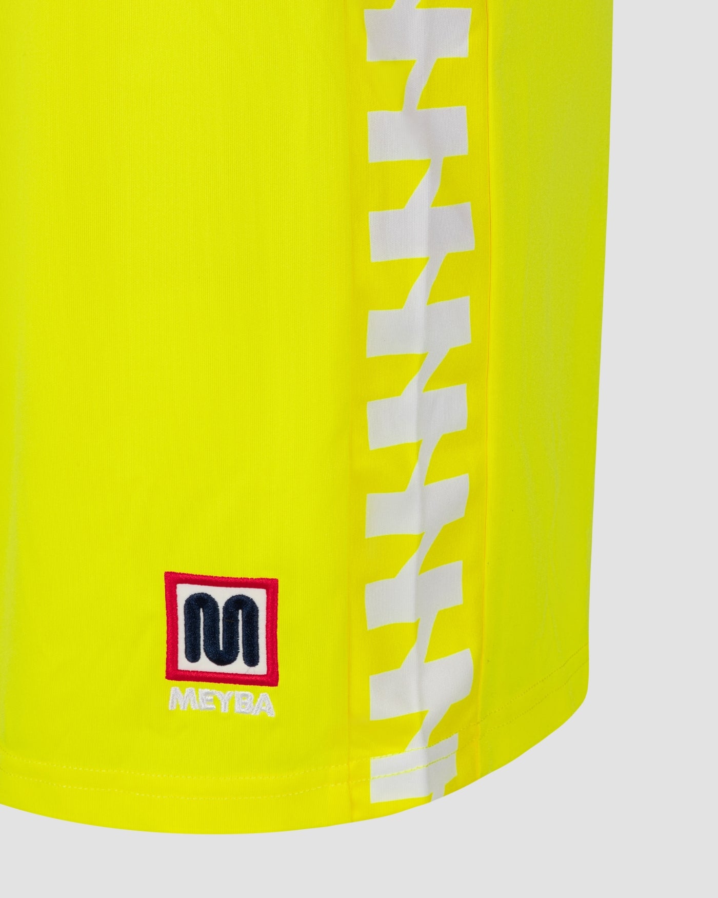Conjunto de portero MEYBA Alpha | Amarillo flúor/Blanco