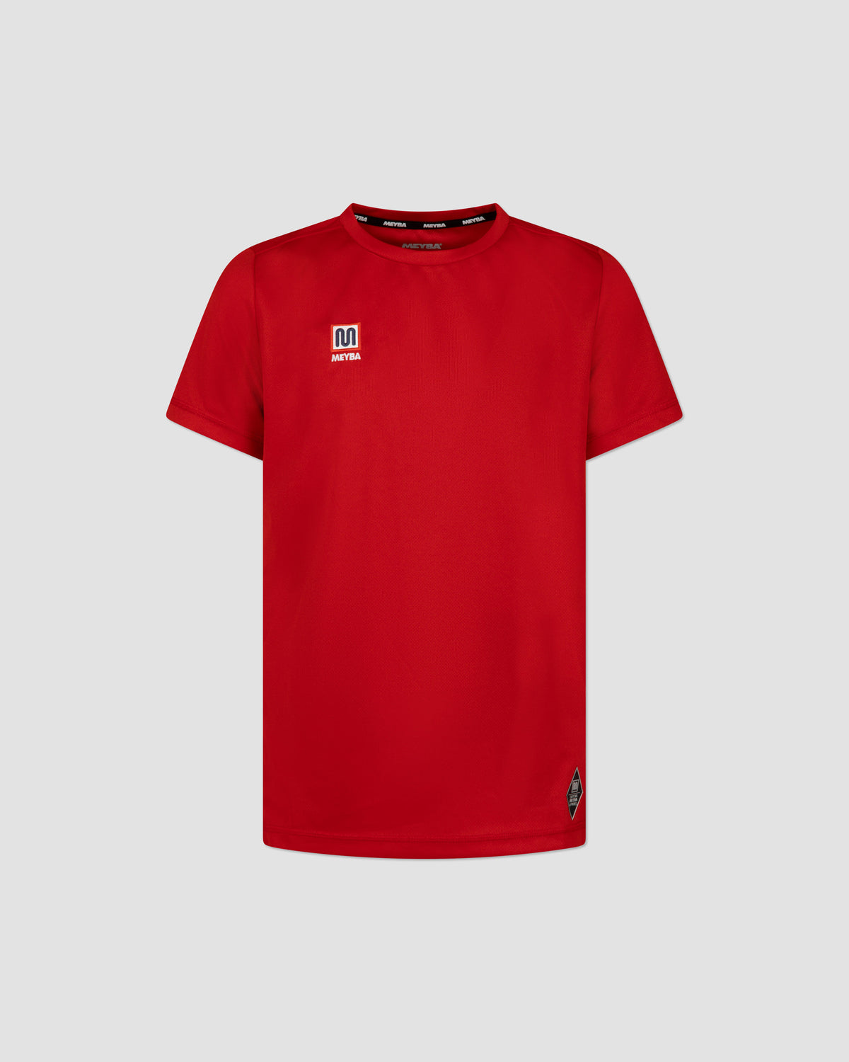 MEYBA Camiseta de Cuello Redondo de Poliéster APG para Jóvenes | Roja