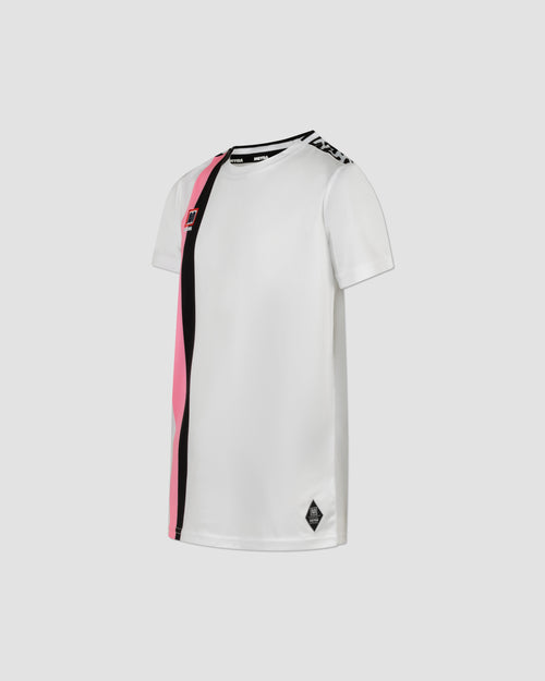 Camiseta MEYBA Alpha Herencia | Blanco/Rosa/Negro