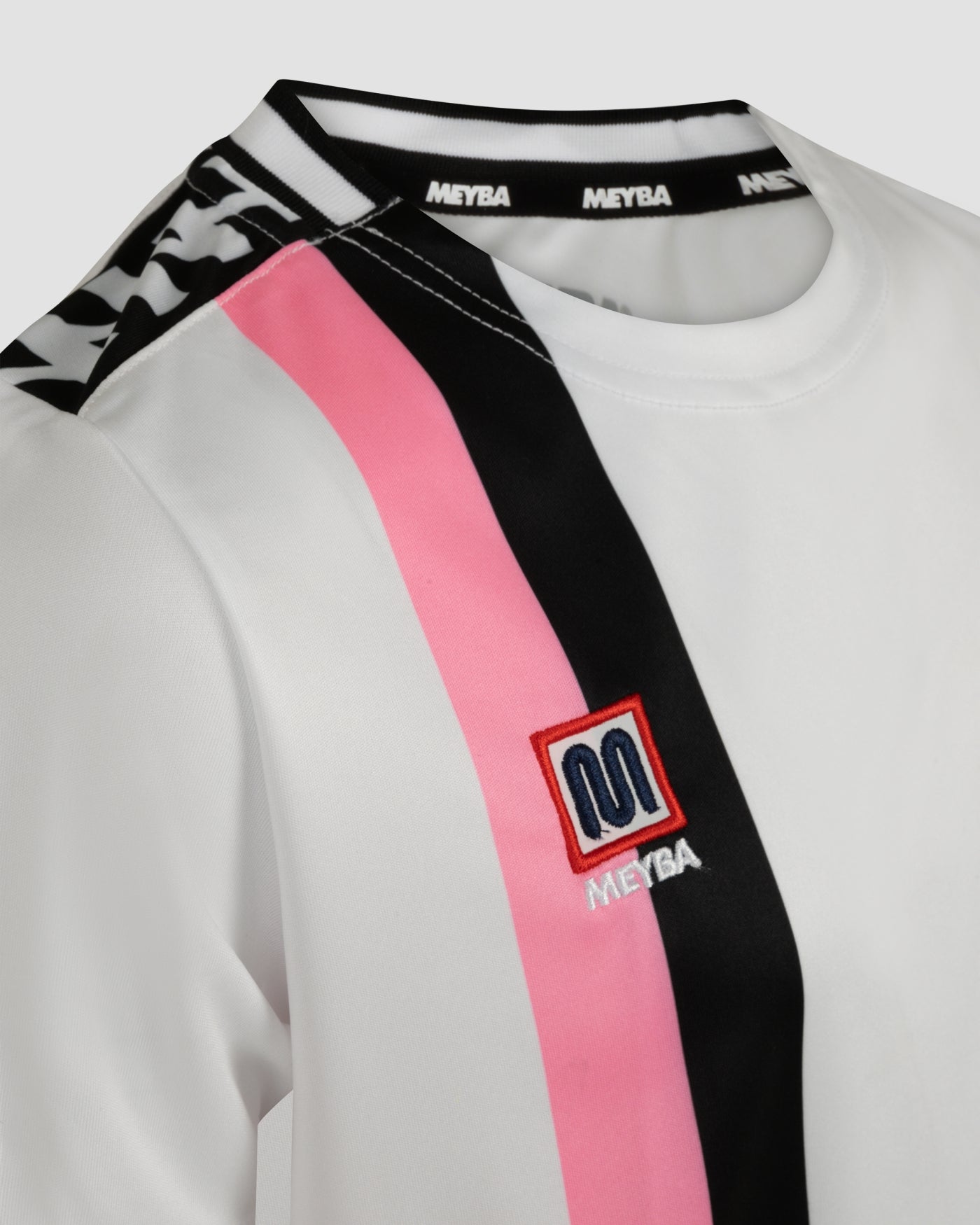 MEYBA Alpha Herencia Jersey | White/Pink/Black