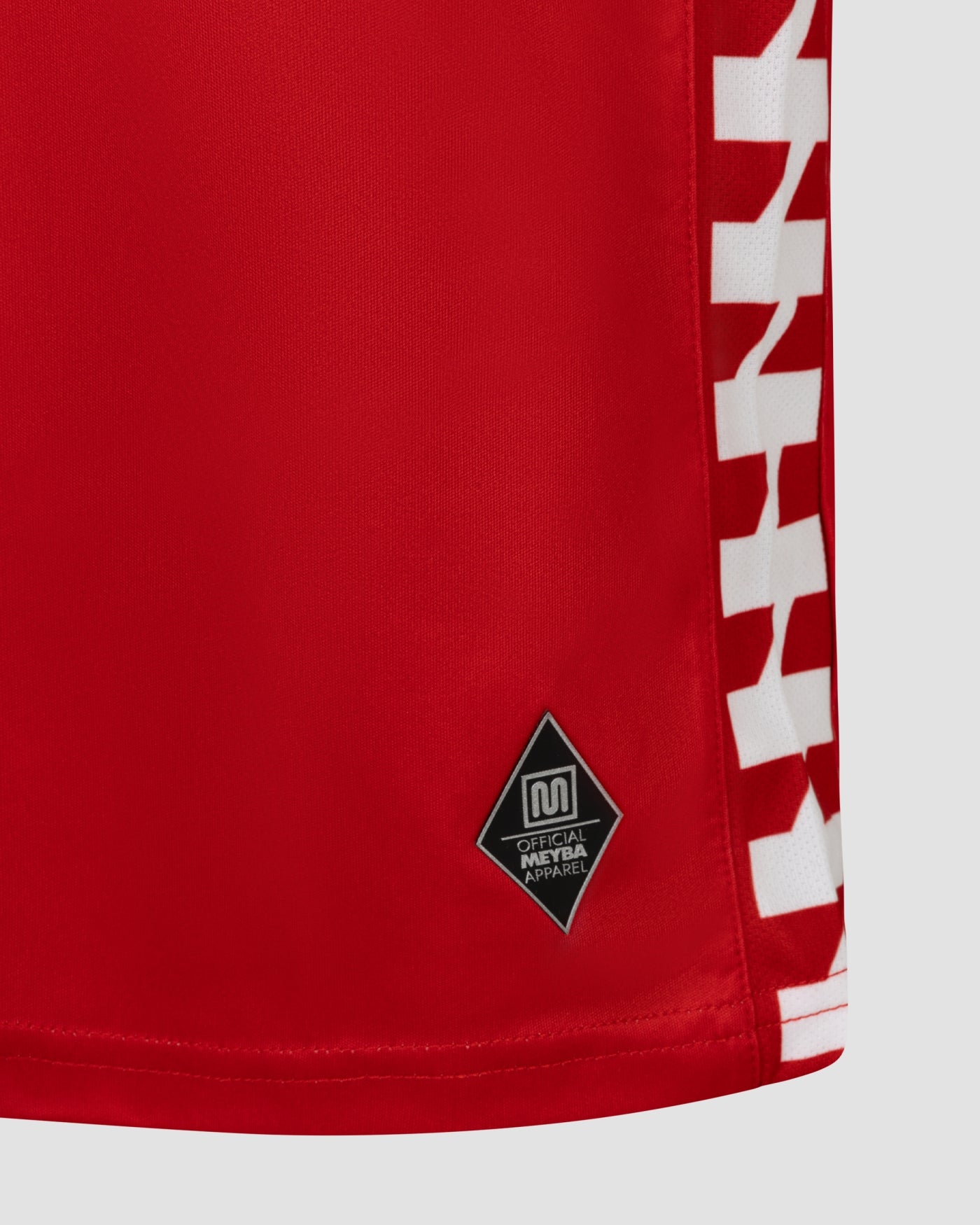 MEYBA Youth Alpha Grid Jersey | Red/Black/White