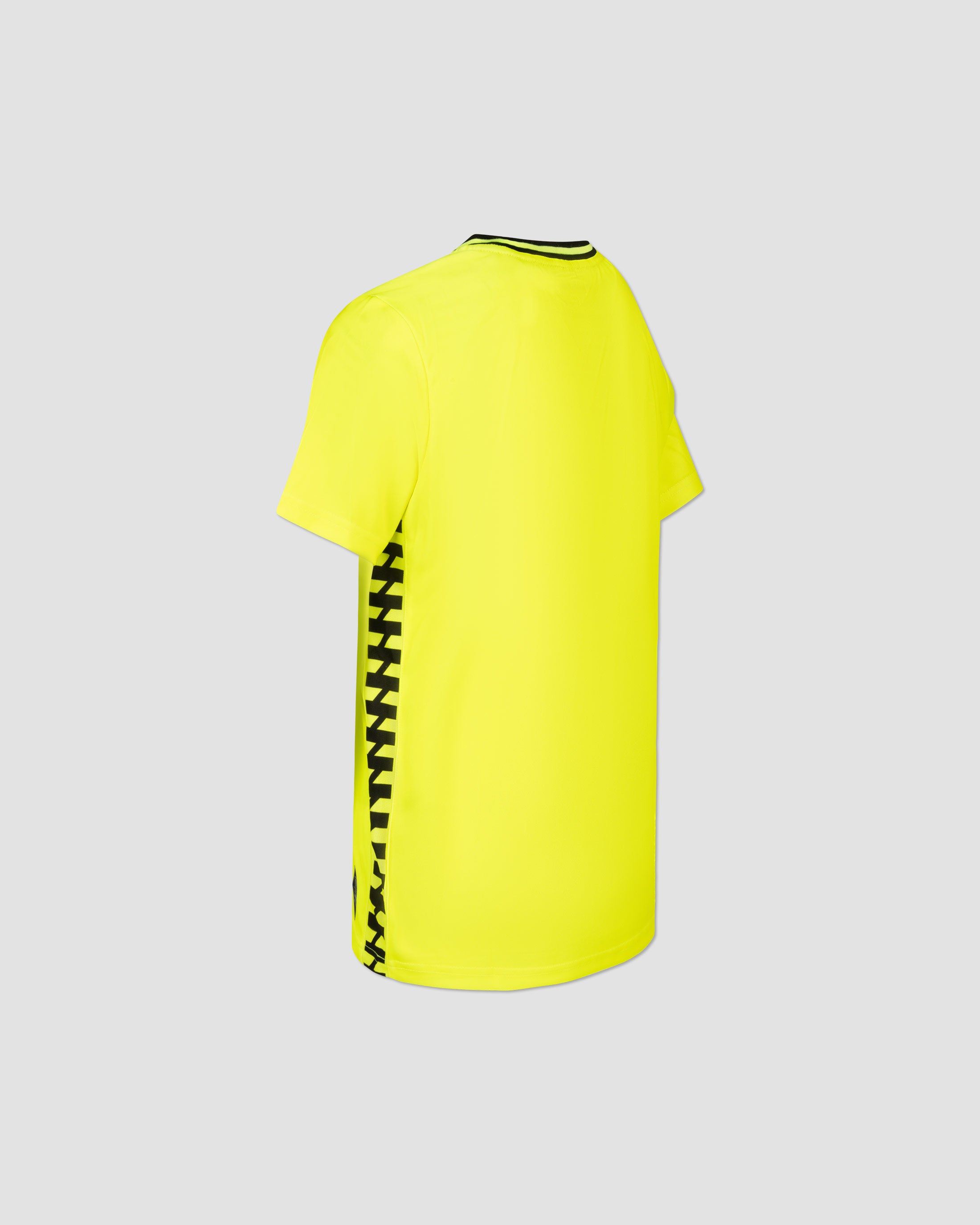 MEYBA Youth Alpha Grid Jersey | Fluro-Yellow/Black