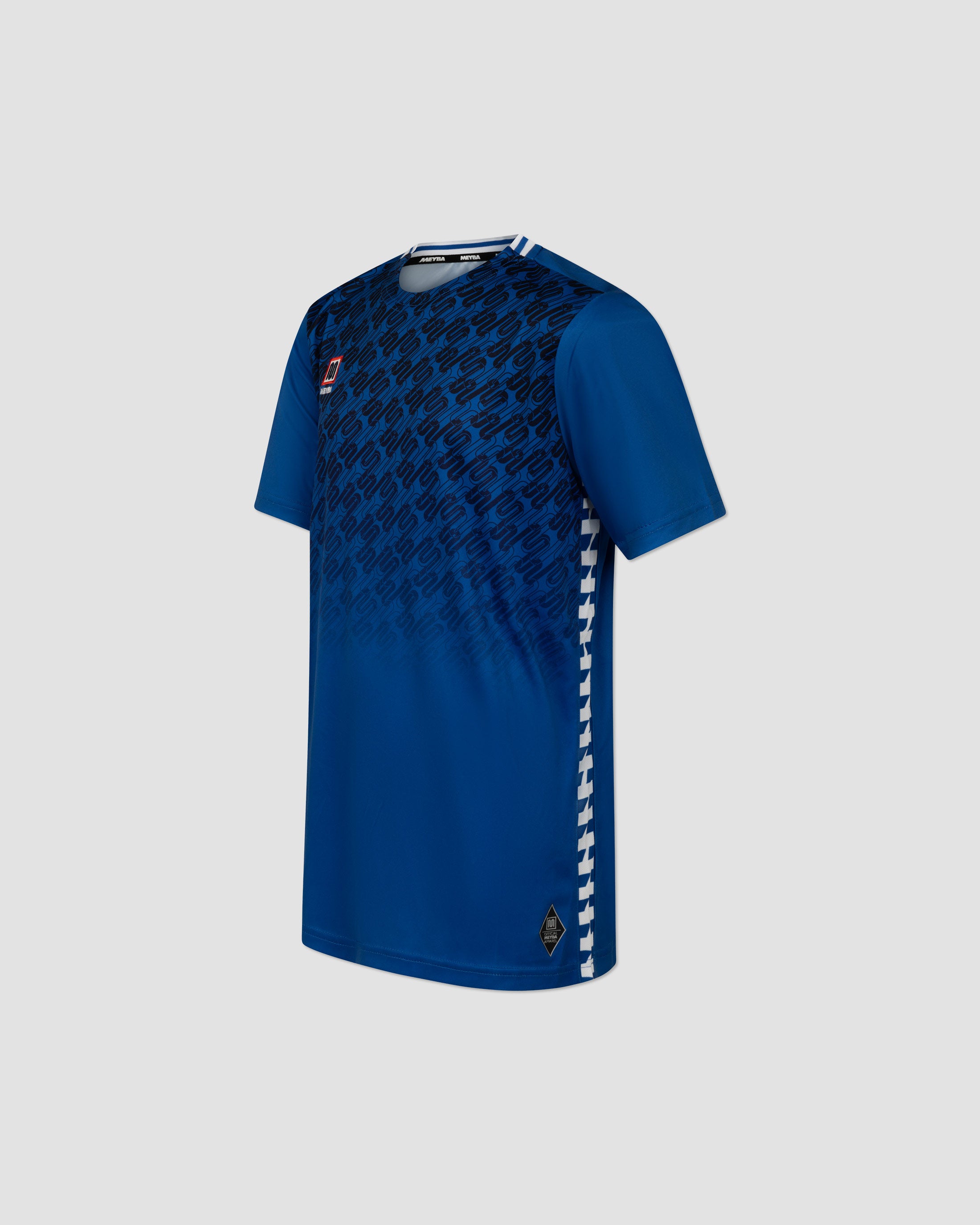 MEYBA Youth Alpha Grid Jersey | Blue/Black/White