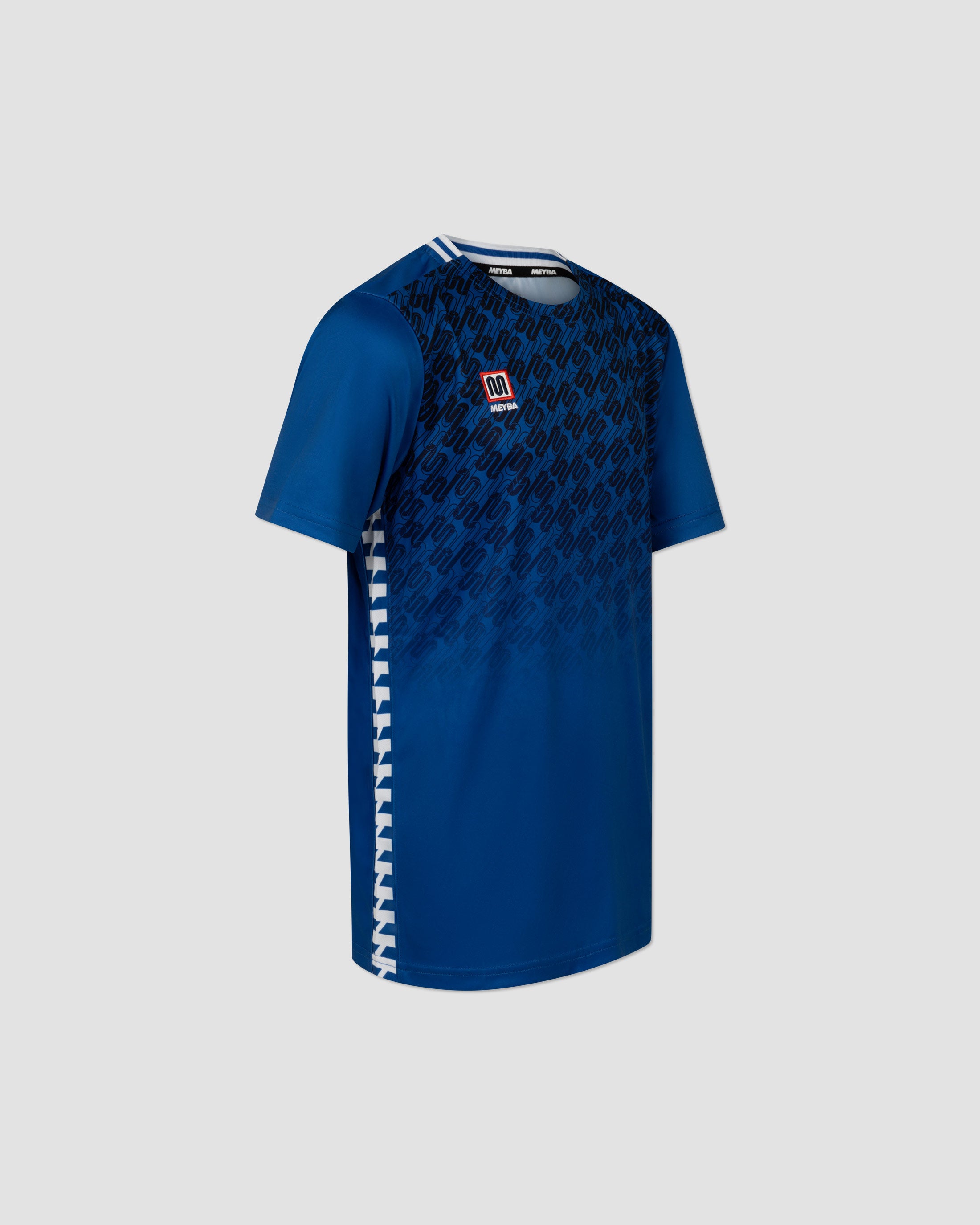 MEYBA Youth Alpha Grid Jersey | Blue/Black/White