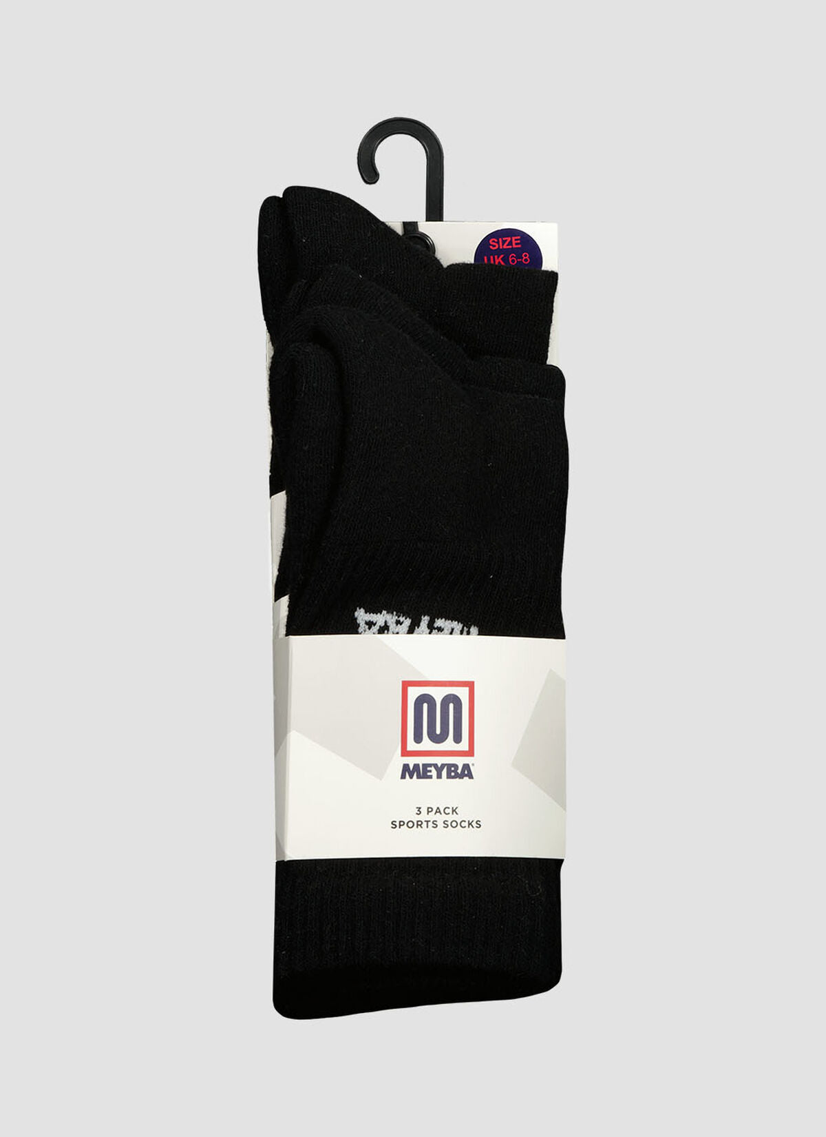 MEYBA 3-pack trainingssokken | Zwart