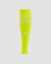 MEYBA Footless Football Sock | Fluro-Yellow/White