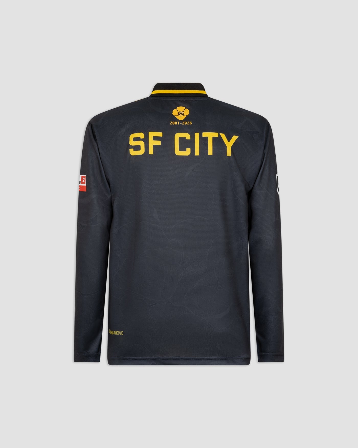 San Francisco City FC 26/27 Home LS Shirt | Black/Yellow
