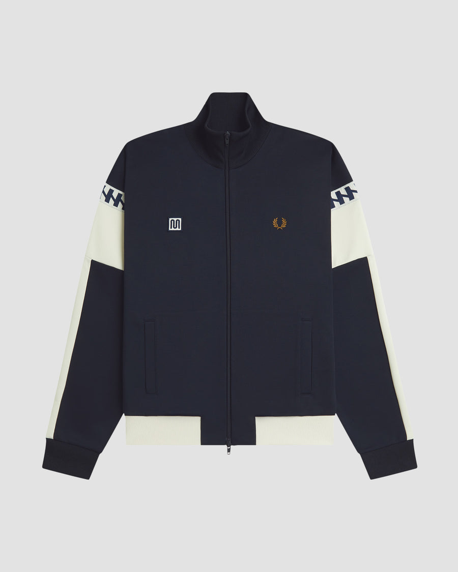 MEYBA X FRED PERRY Cut n Sew trainingsjack | Marine