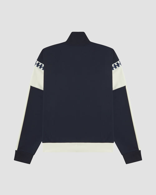 MEYBA X FRED PERRY Cut n Sew Track Jacket | Azul Marino