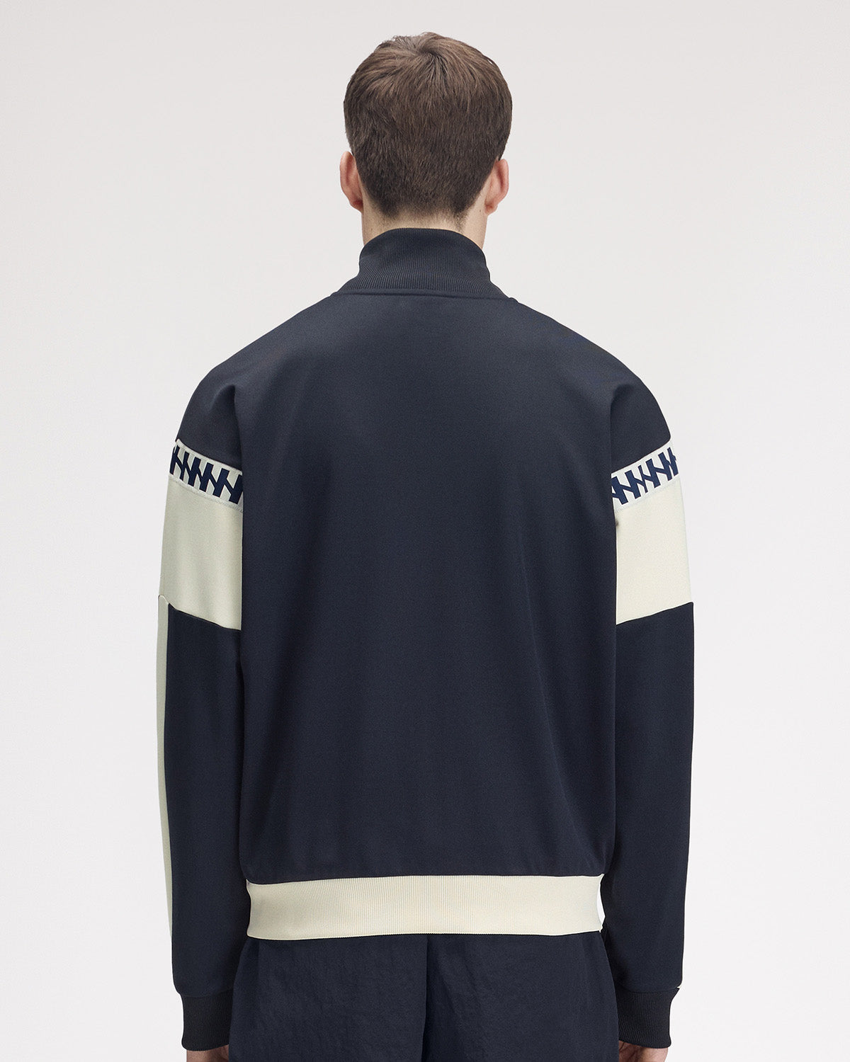 MEYBA X FRED PERRY Cut n Sew Track Jacket | Navy