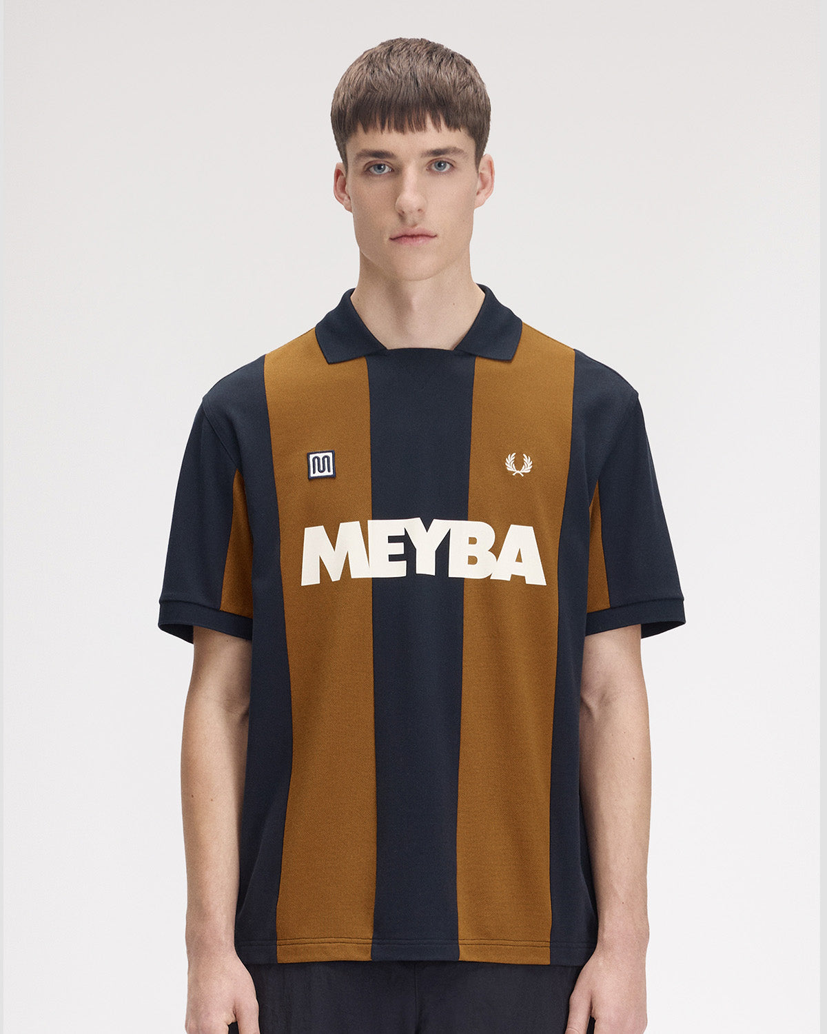 MEYBA x FRED PERRY Cut n Sew Polo | Navy